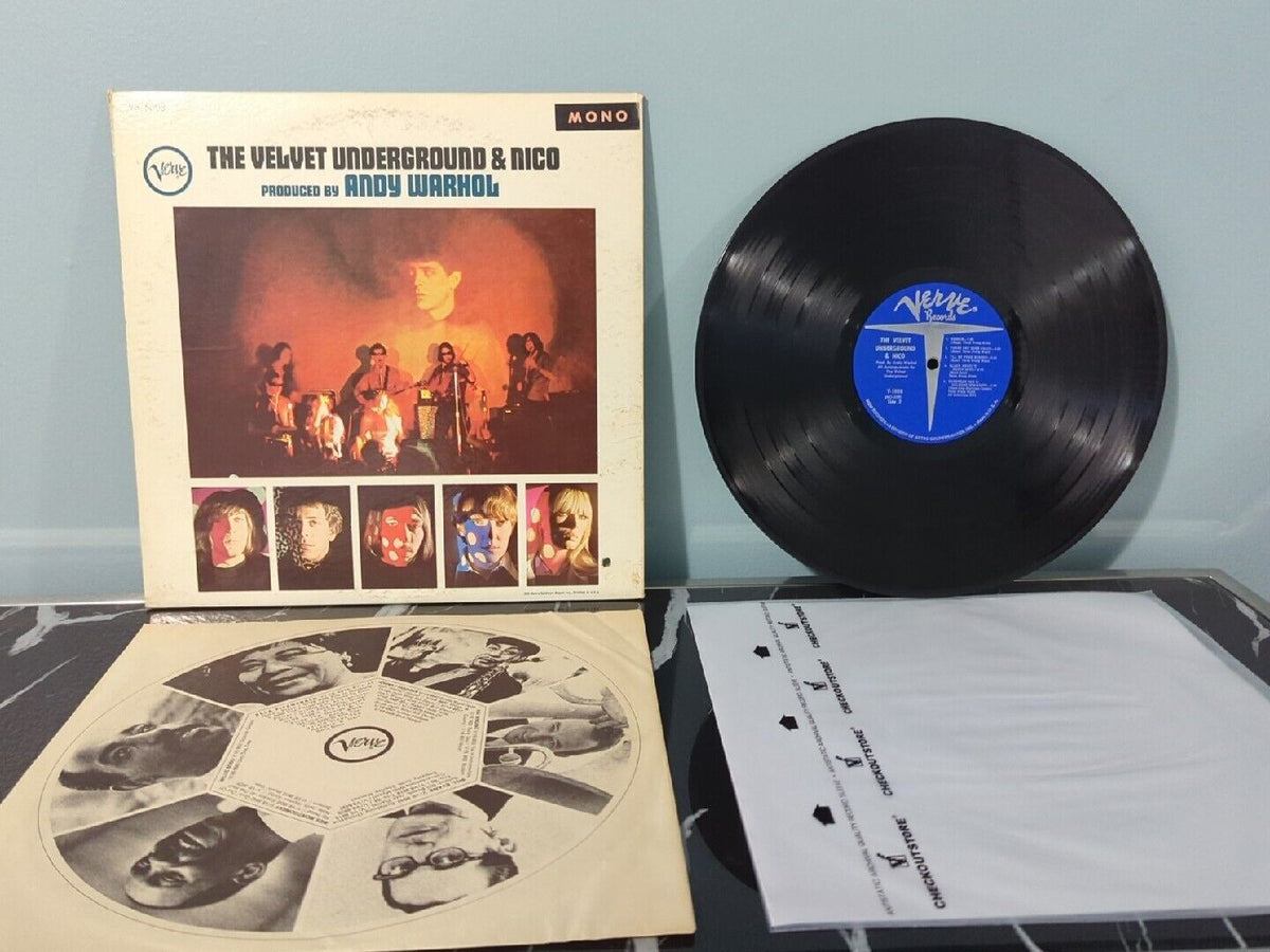 Ex Rare Vinyl Record LP The Velvet Underground & Nico Mono Sticker V-5008 Ex Rare Vinyl Record LP The Velvet Underground & Nico Mono Sticker V-5008