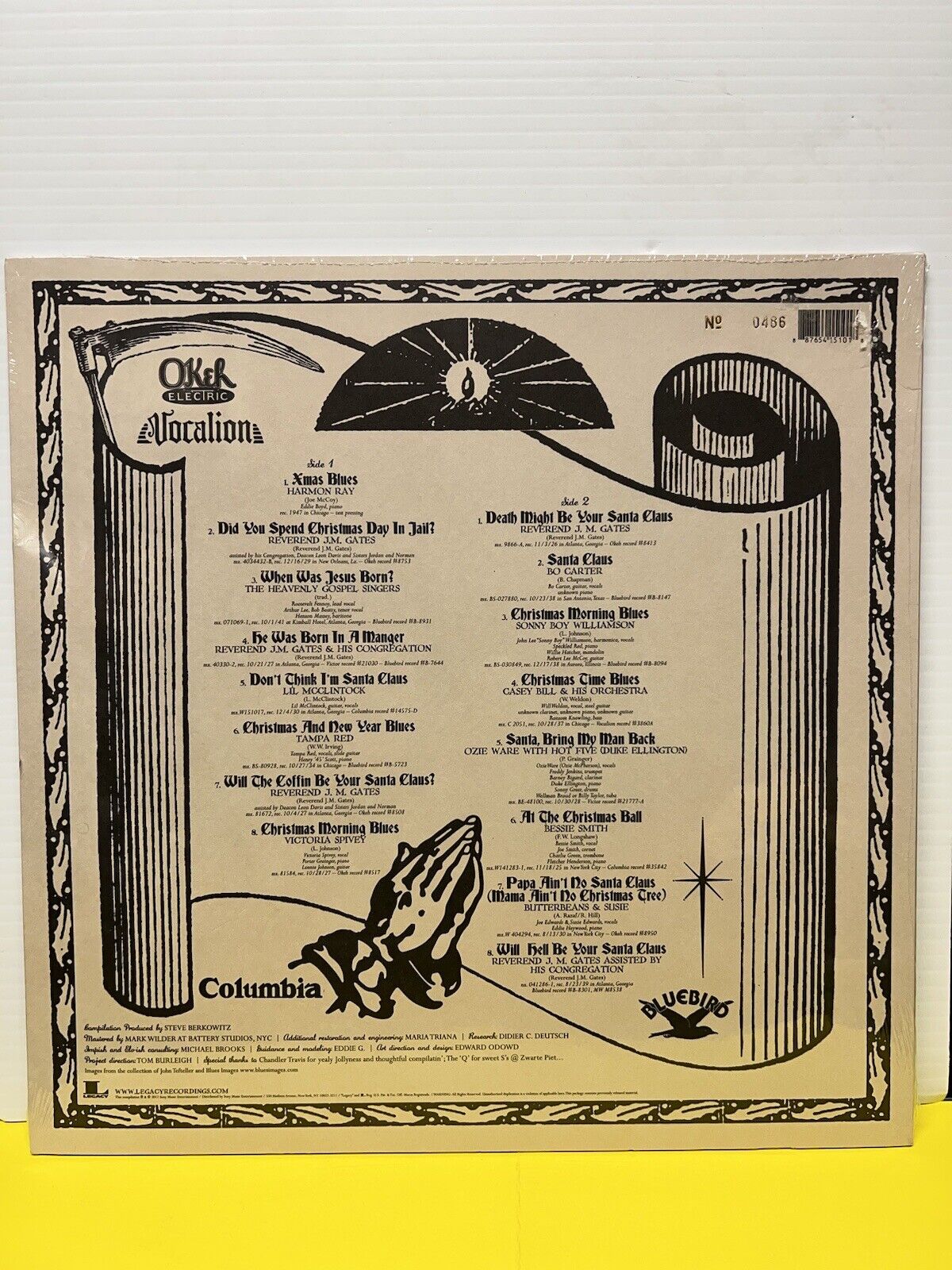 12" LP Various Artists Death Might Be Your Santa Claus 2012 Legacy RSD Numbered 12" LP Various Artists Death Might Be Your Santa Claus 2012 Legacy RSD Numbered
