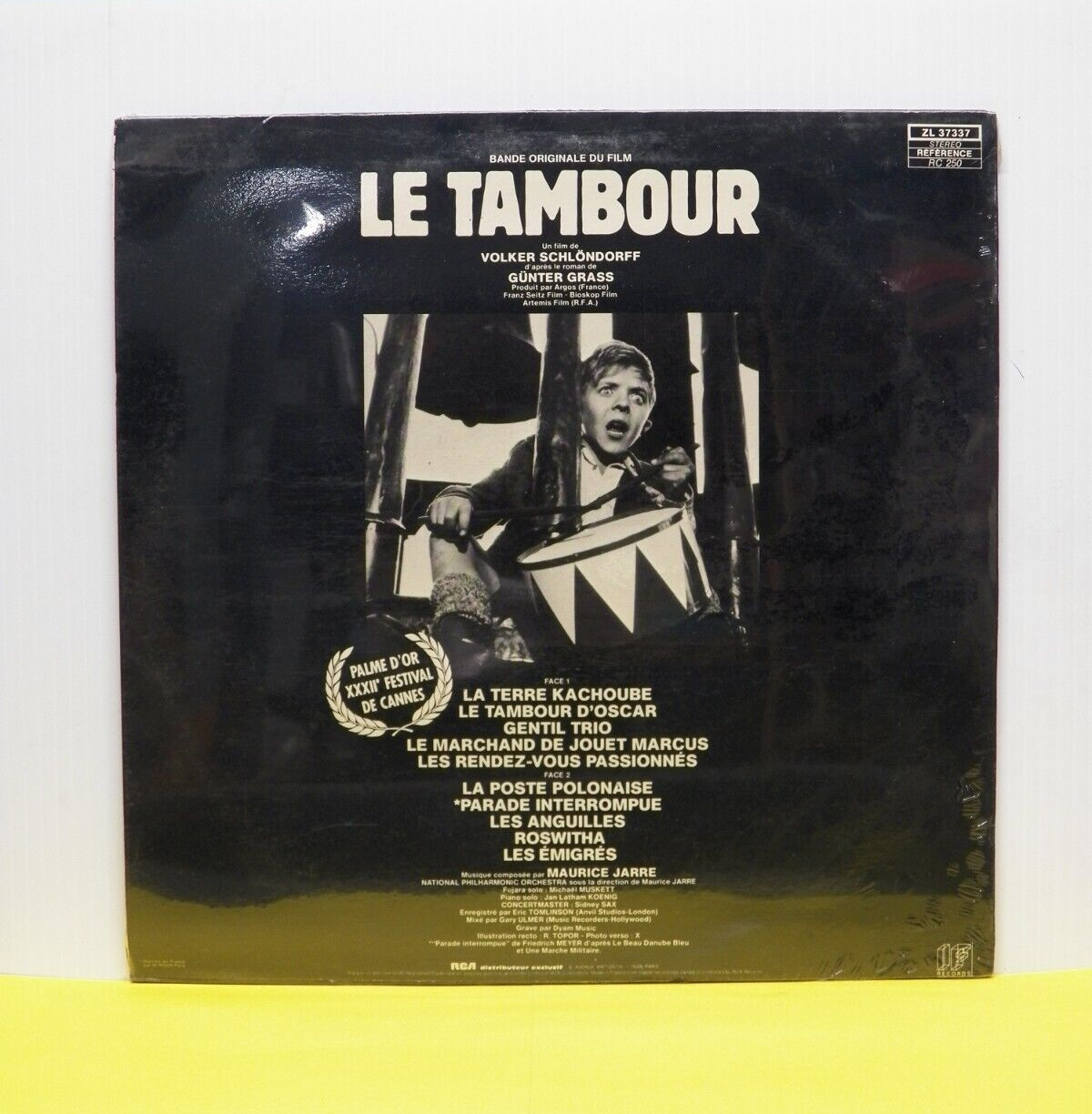 Sealed 12" LP Maurice Jarre Le Tambour 1979 IF Records Import ZL 37337 Sealed 12" LP Maurice Jarre Le Tambour 1979 IF Records Import ZL 37337