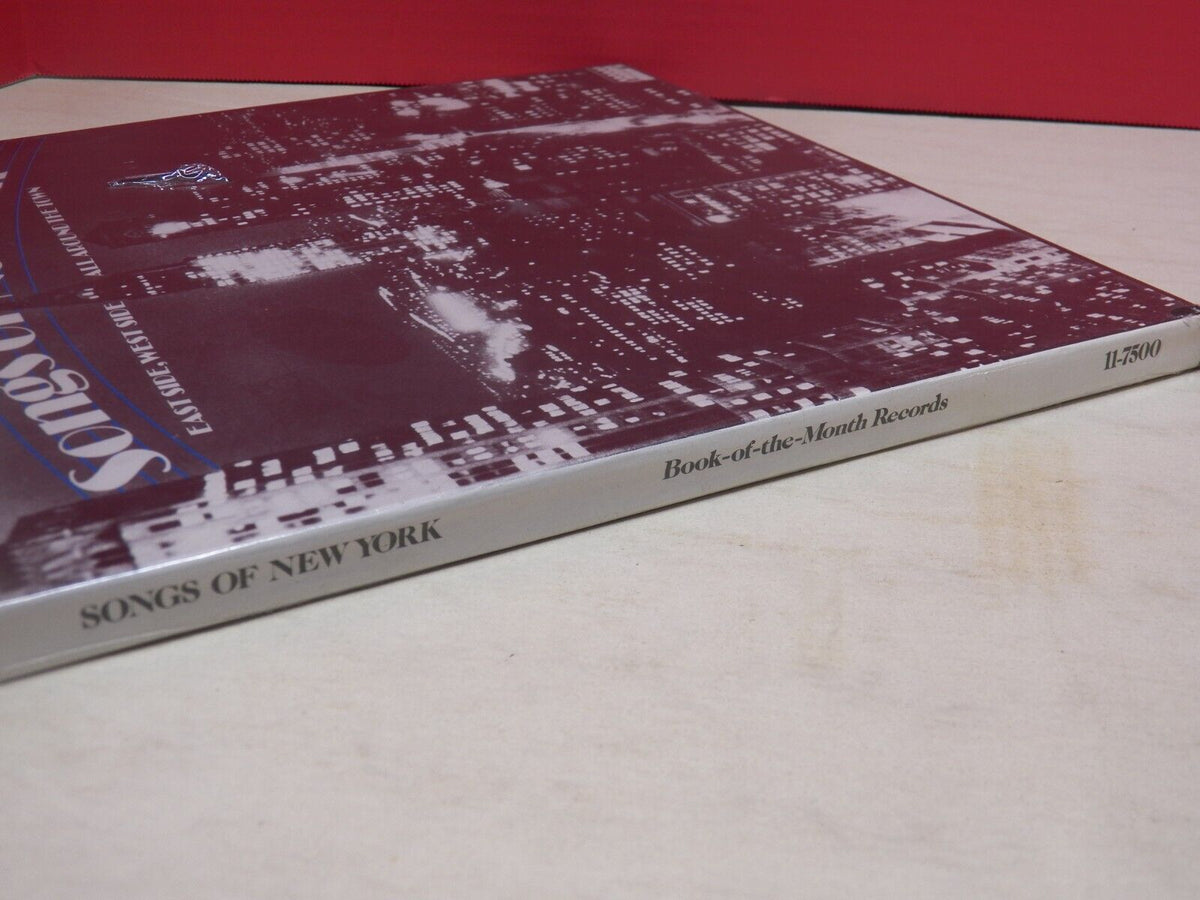 Sealed 3xLP Box Set Various Artists Songs Of New York 1984 Book-Of-The-Month Sealed 3xLP Box Set Various Artists Songs Of New York 1984 Book-Of-The-Month
