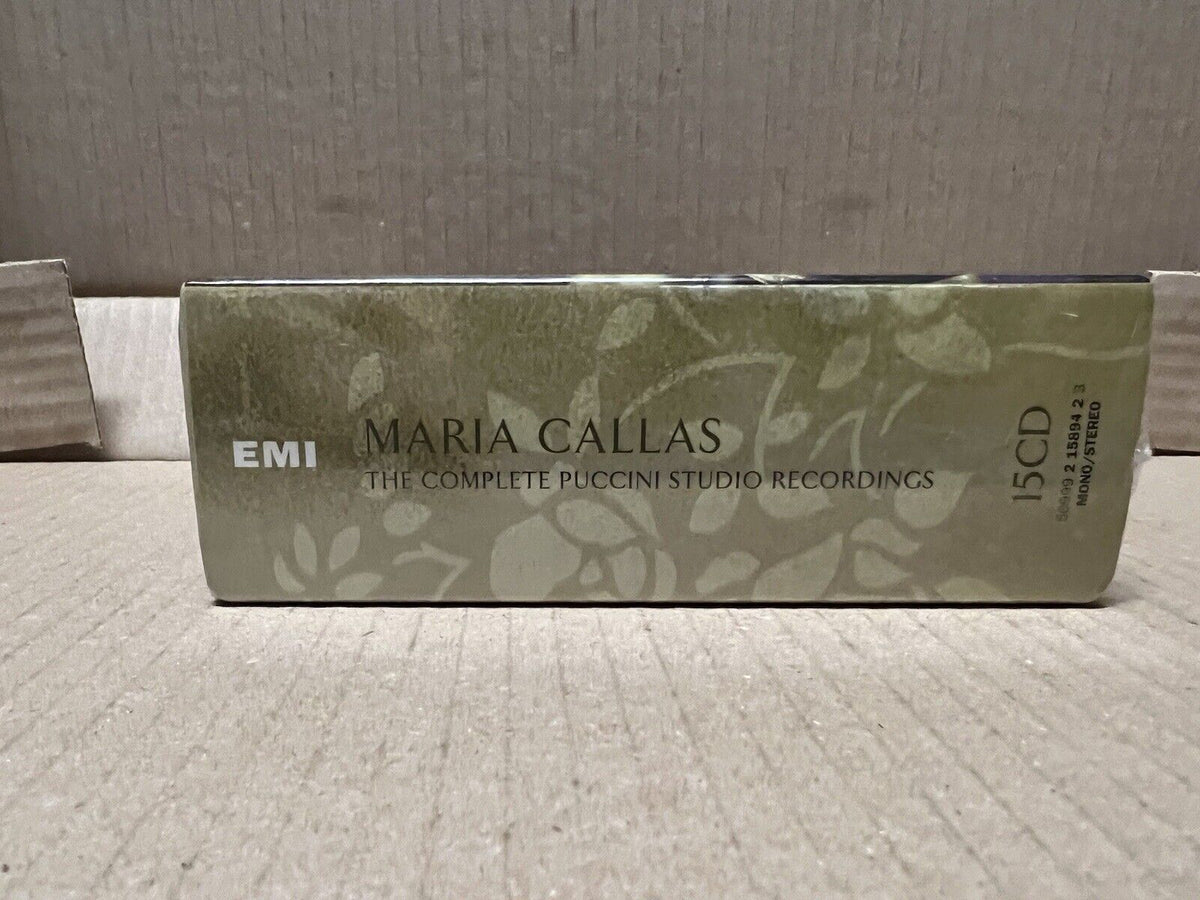 15xCD Box Set Maria Callas The Complete Puccini Studio Recordings 2008 Import 15xCD Box Set Maria Callas The Complete Puccini Studio Recordings 2008 Import