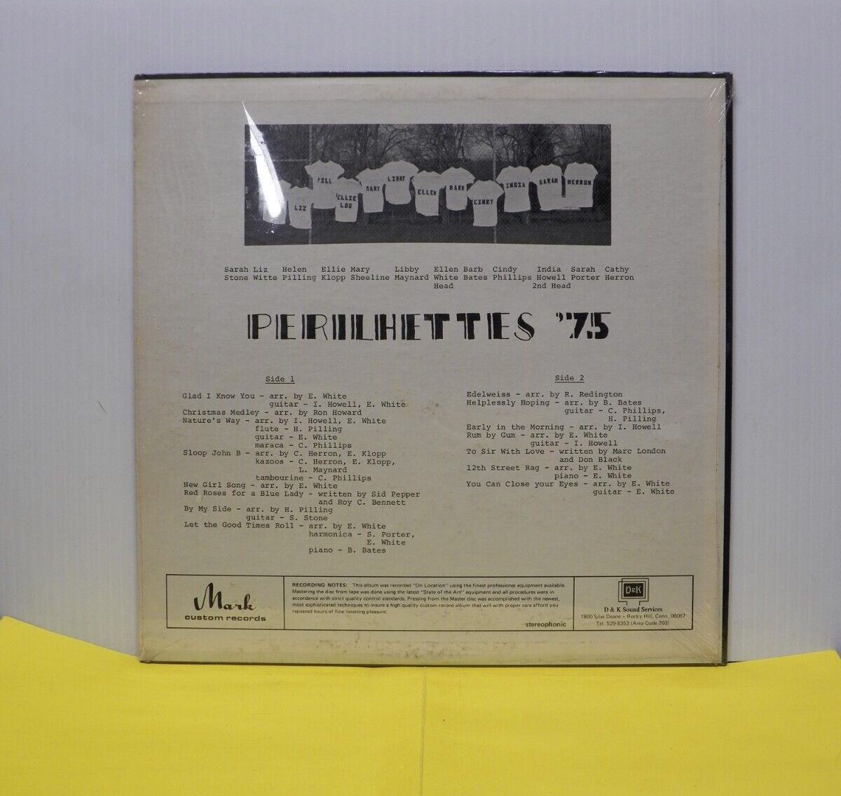 Sealed 12" LP Perilhettes Perilhettes '75/Good Times 1975 Mark Records Sealed 12" LP Perilhettes Perilhettes '75/Good Times 1975 Mark Records