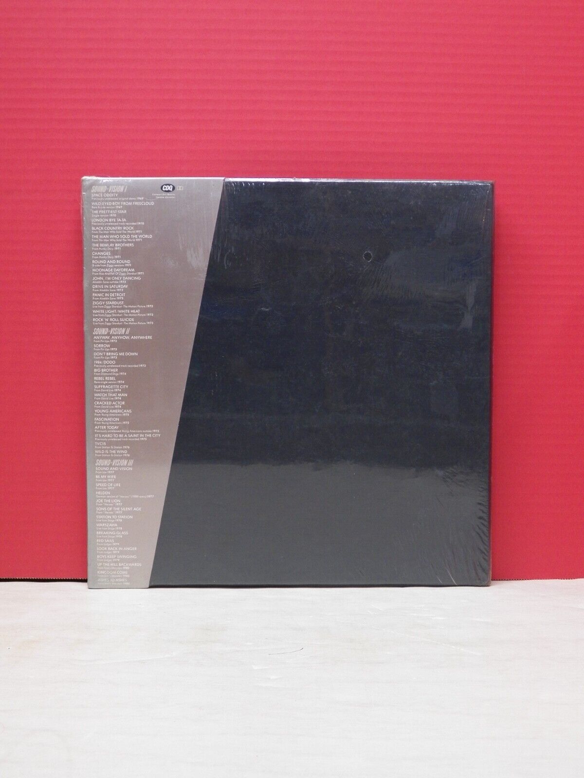 Sealed 3xCassette Box Set David Bowie Sound + Vision 1989 Ryko RACS 0120/21/22-2 Sealed 3xCassette Box Set David Bowie Sound + Vision 1989 Ryko RACS 0120/21/22-2
