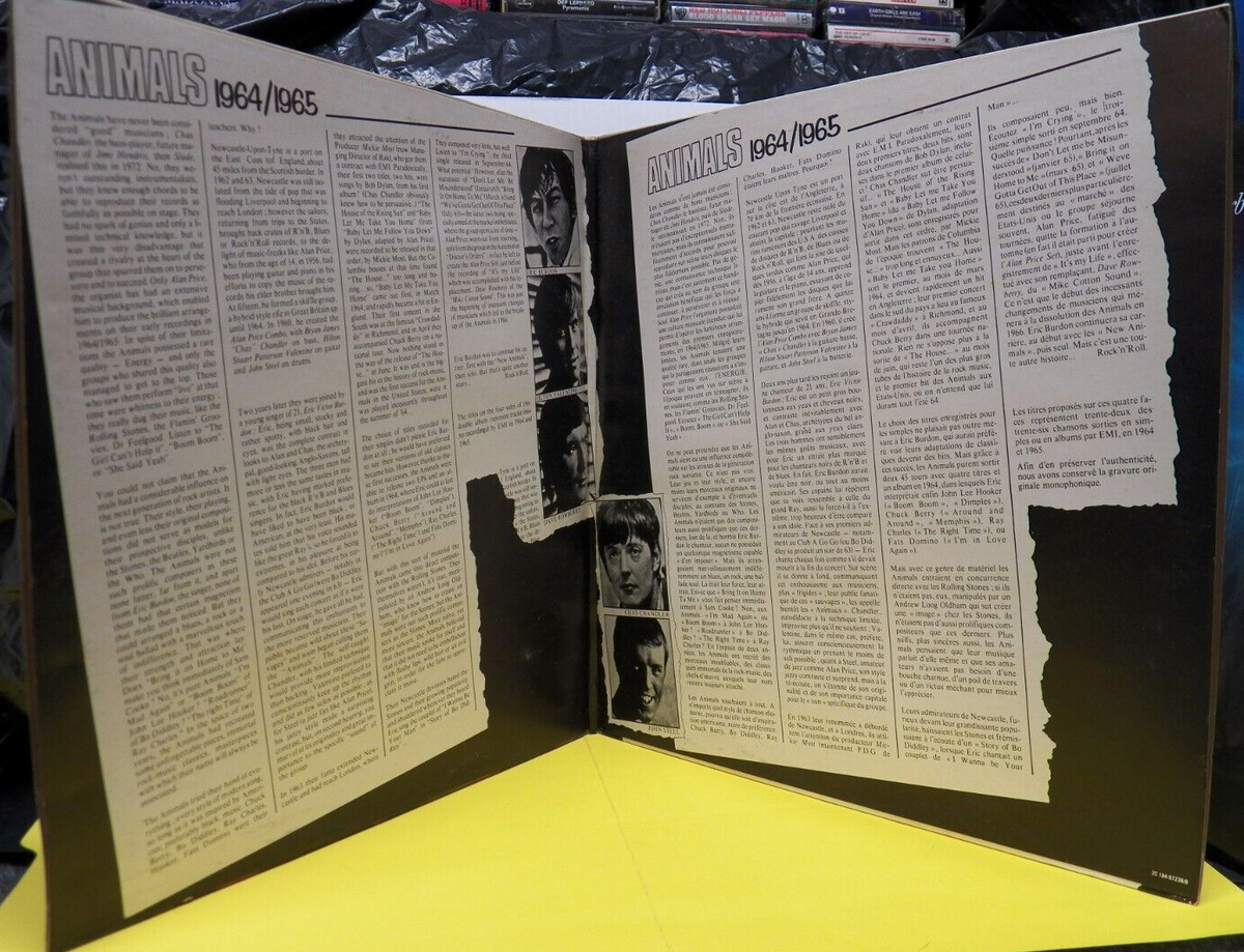 12" 2xLP NM The Animals Animals Anthology 1978 Rak Import Reissue 2C 184-97238/9 12" 2xLP NM The Animals Animals Anthology 1978 Rak Import Reissue 2C 184-97238/9