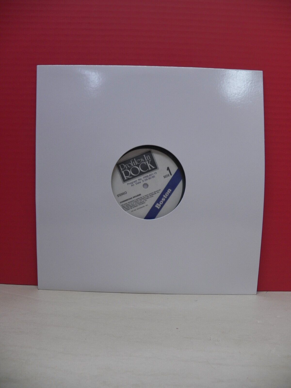 12" LP VG++/EX Boston Profiles In Rock 1980 Watermark Transcription PRB-801-13 12" LP VG++/EX Boston Profiles In Rock 1980 Watermark Transcription PRB-801-13