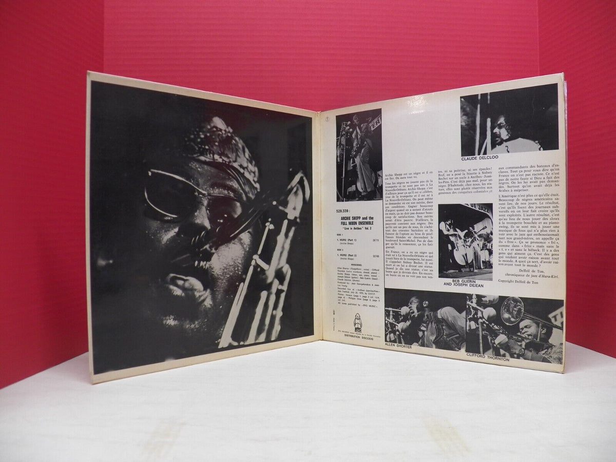 12" LP EX Archie Shepp & The Full Moon Ensemble Live In Antibes (Vol 2) Import 12" LP EX Archie Shepp & The Full Moon Ensemble Live In Antibes (Vol 2) Import