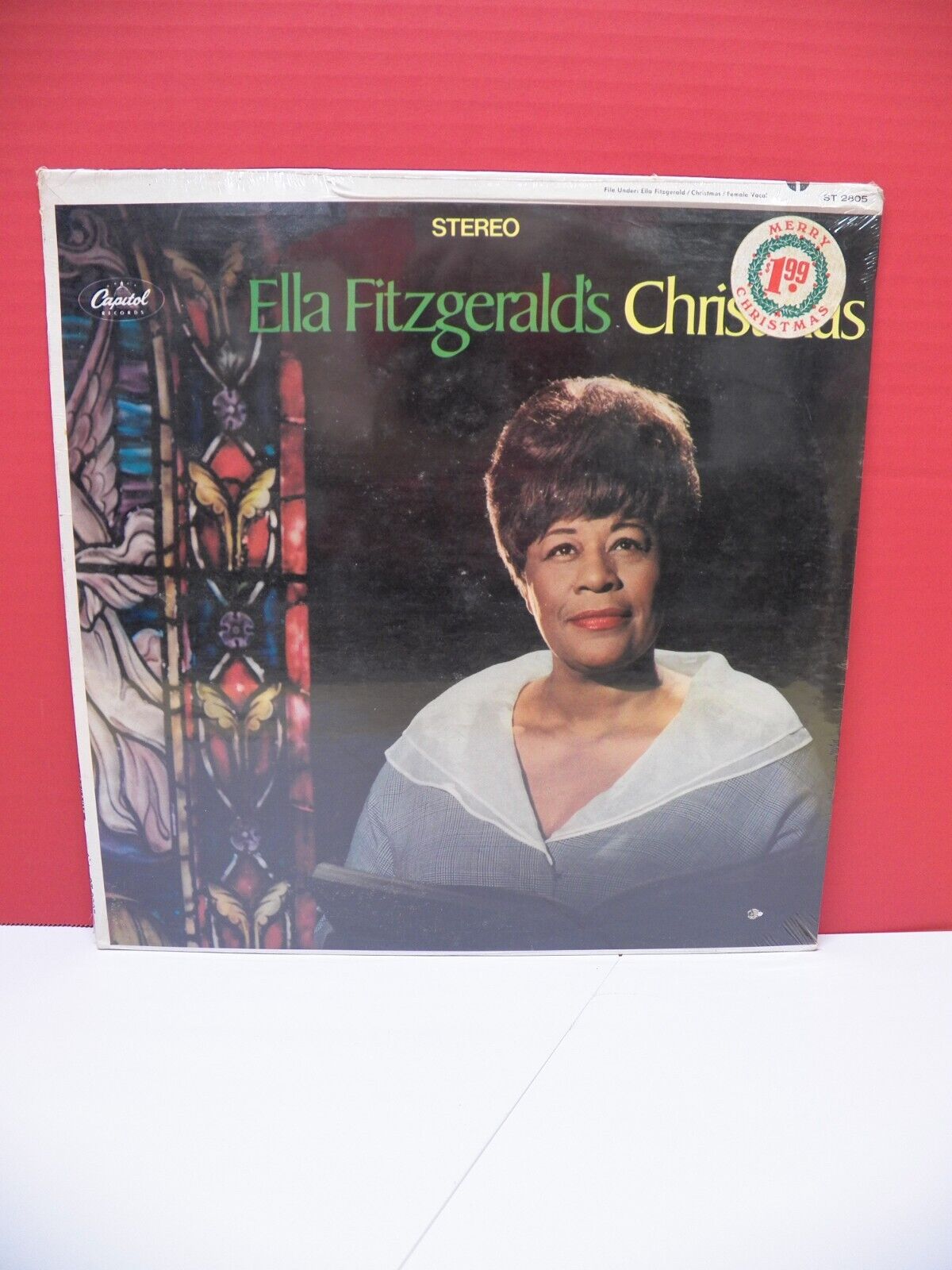 Sealed 12" LP Ella Fitzgerald Ella Fitzgerald's Christmas 1967 Capitol Stereo Sealed 12" LP Ella Fitzgerald Ella Fitzgerald's Christmas 1967 Capitol Stereo