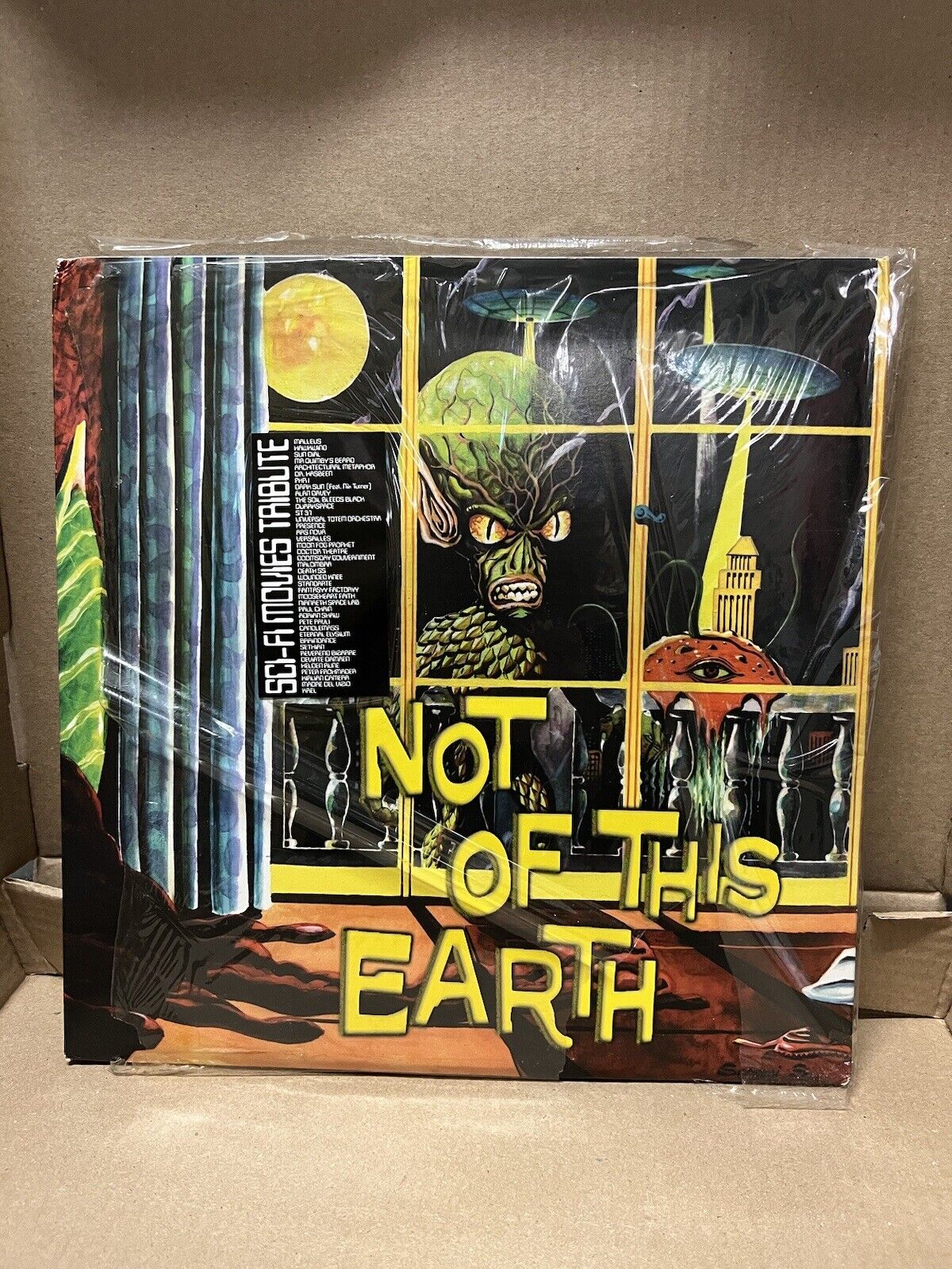 Sealed Vinyl 4LP Set Not of This Earth Sci-Fi Movies Tribute BWR059 2002 Italy Sealed Vinyl 4LP Set Not of This Earth Sci-Fi Movies Tribute BWR059 2002 Italy