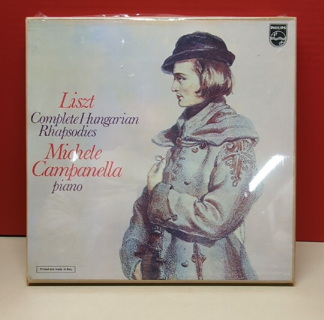 12" 4xLP Box Liszt/Campanella Complete Hungarian Rhapsodies 1974 Philips Import 12" 4xLP Box Liszt/Campanella Complete Hungarian Rhapsodies 1974 Philips Import