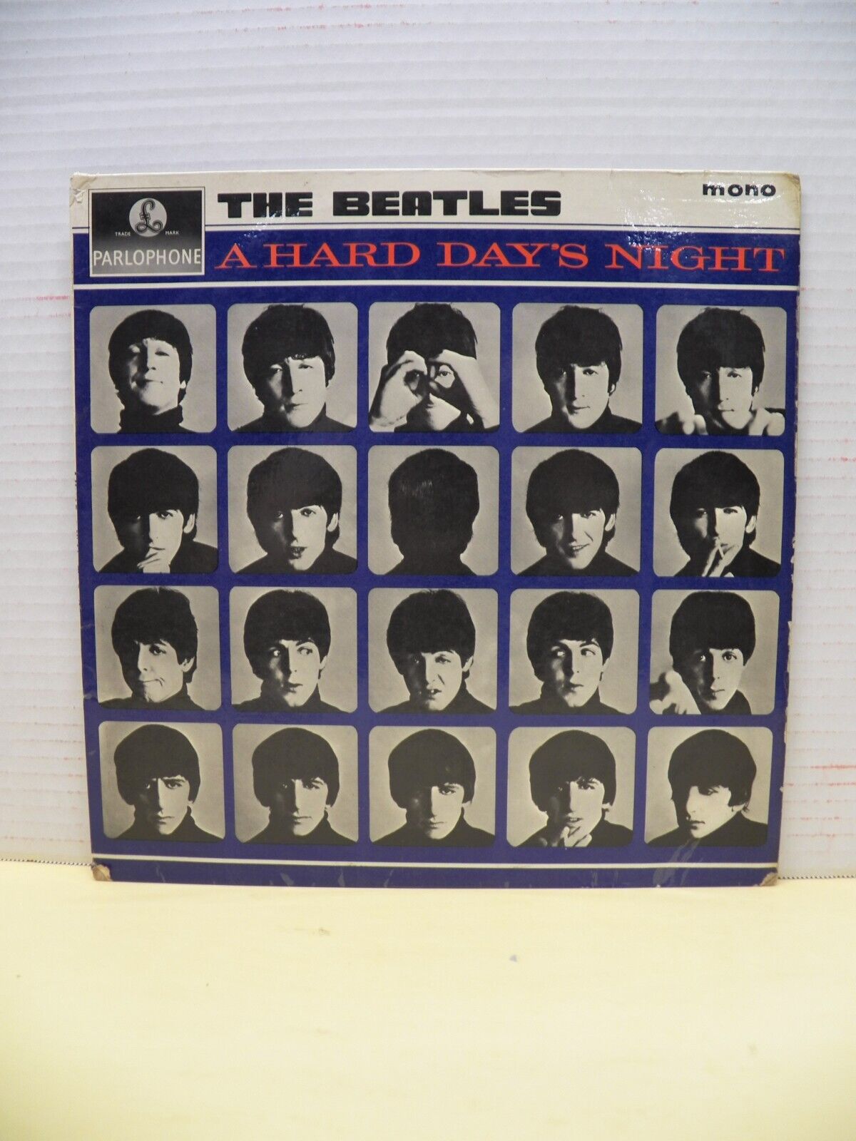 12" LP EX The Beatles A Hard Day's Night 1964 Mono Ernest J. Day Cover UK Import 12" LP EX The Beatles A Hard Day's Night 1964 Mono Ernest J. Day Cover UK Import