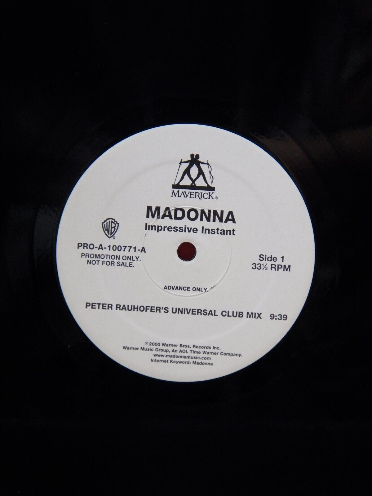 12" Single EX Madonna Impressive Instant 2001 Maverick Promo 33 1/3RPM 12" Single EX Madonna Impressive Instant 2001 Maverick Promo 33 1/3RPM