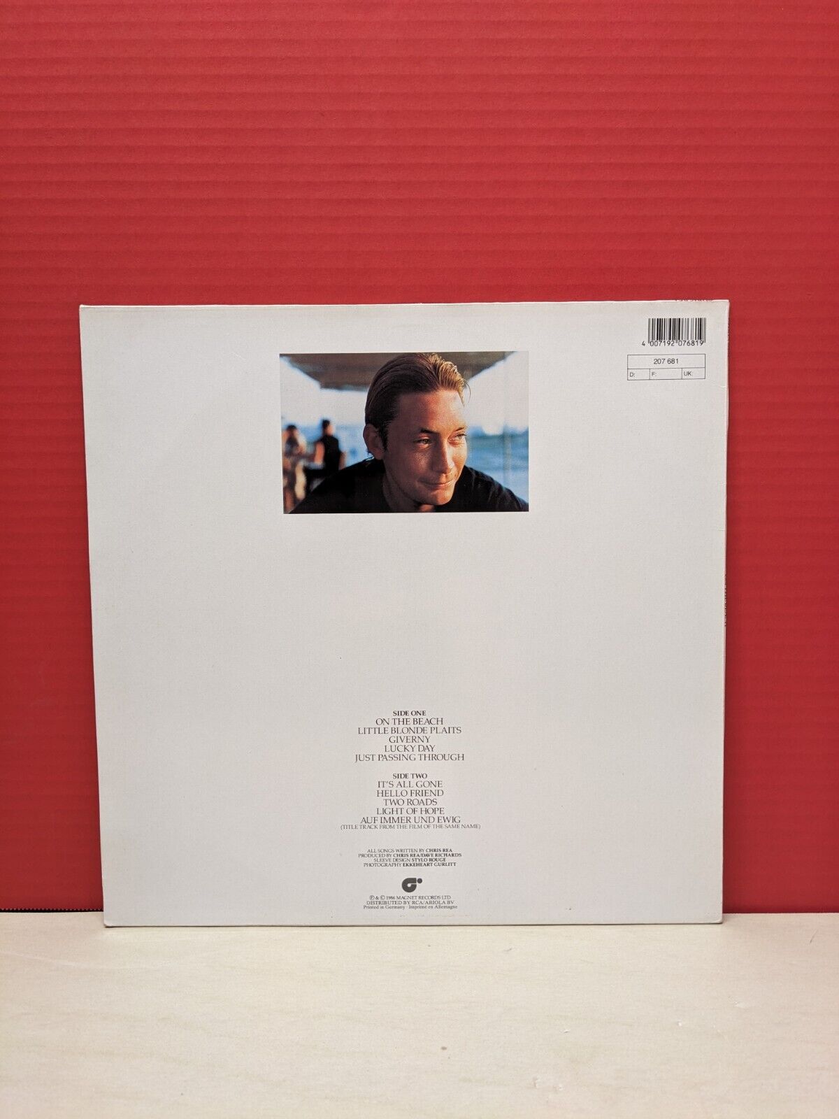 12" LP EX Chris Rea On The Beach 1986 Magnet Records Germany Import 207 681 12" LP EX Chris Rea On The Beach 1986 Magnet Records Germany Import 207 681