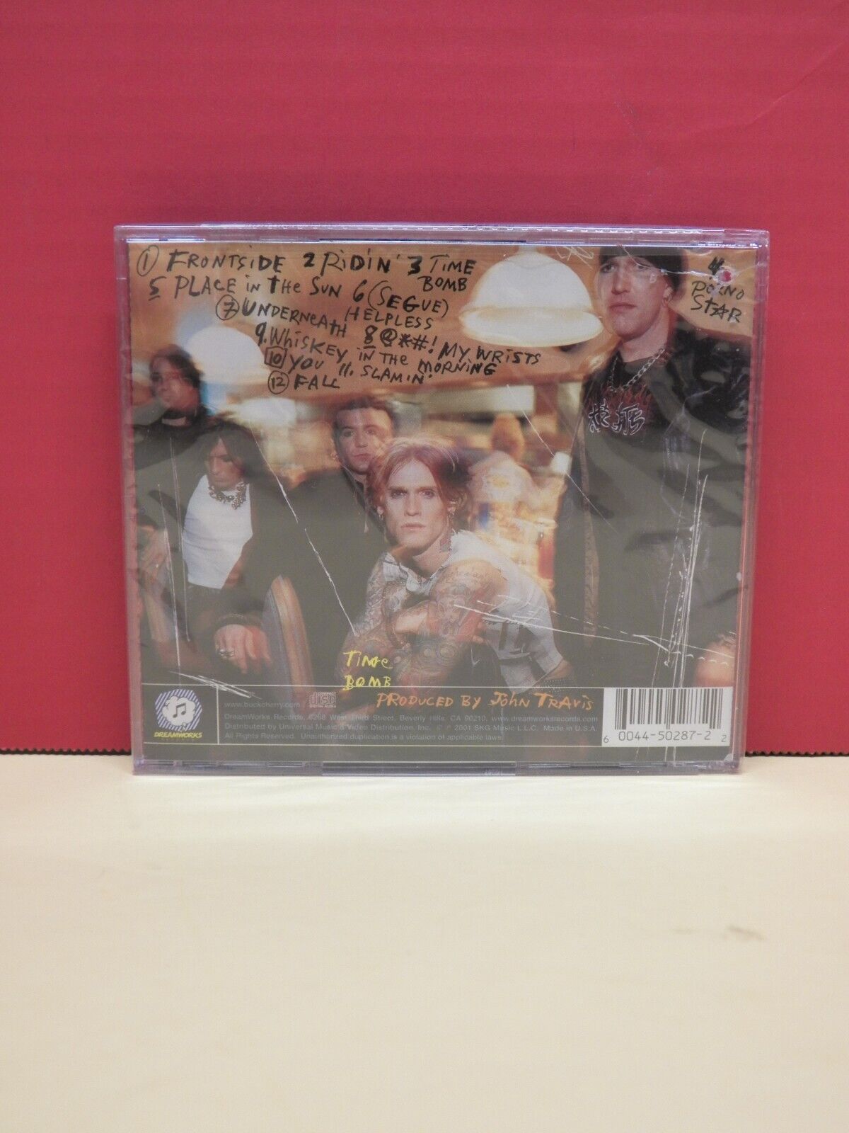 Sealed CD Buckcherry Time Bomb 2001 Dreamworks Records Parental Advisory Sealed CD Buckcherry Time Bomb 2001 Dreamworks Records Parental Advisory
