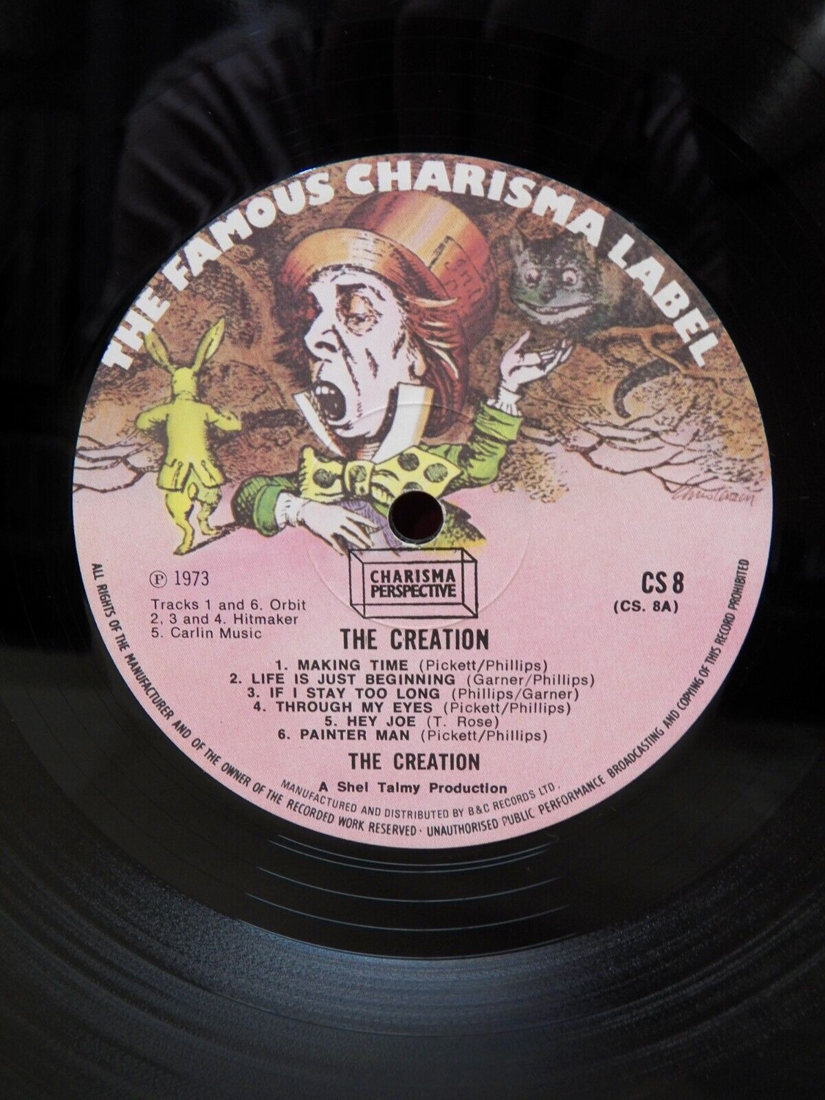 12" LP VG++/EX The Creation '66-'67 1973 Charisma UK Import CS 8 12" LP VG++/EX The Creation '66-'67 1973 Charisma UK Import CS 8