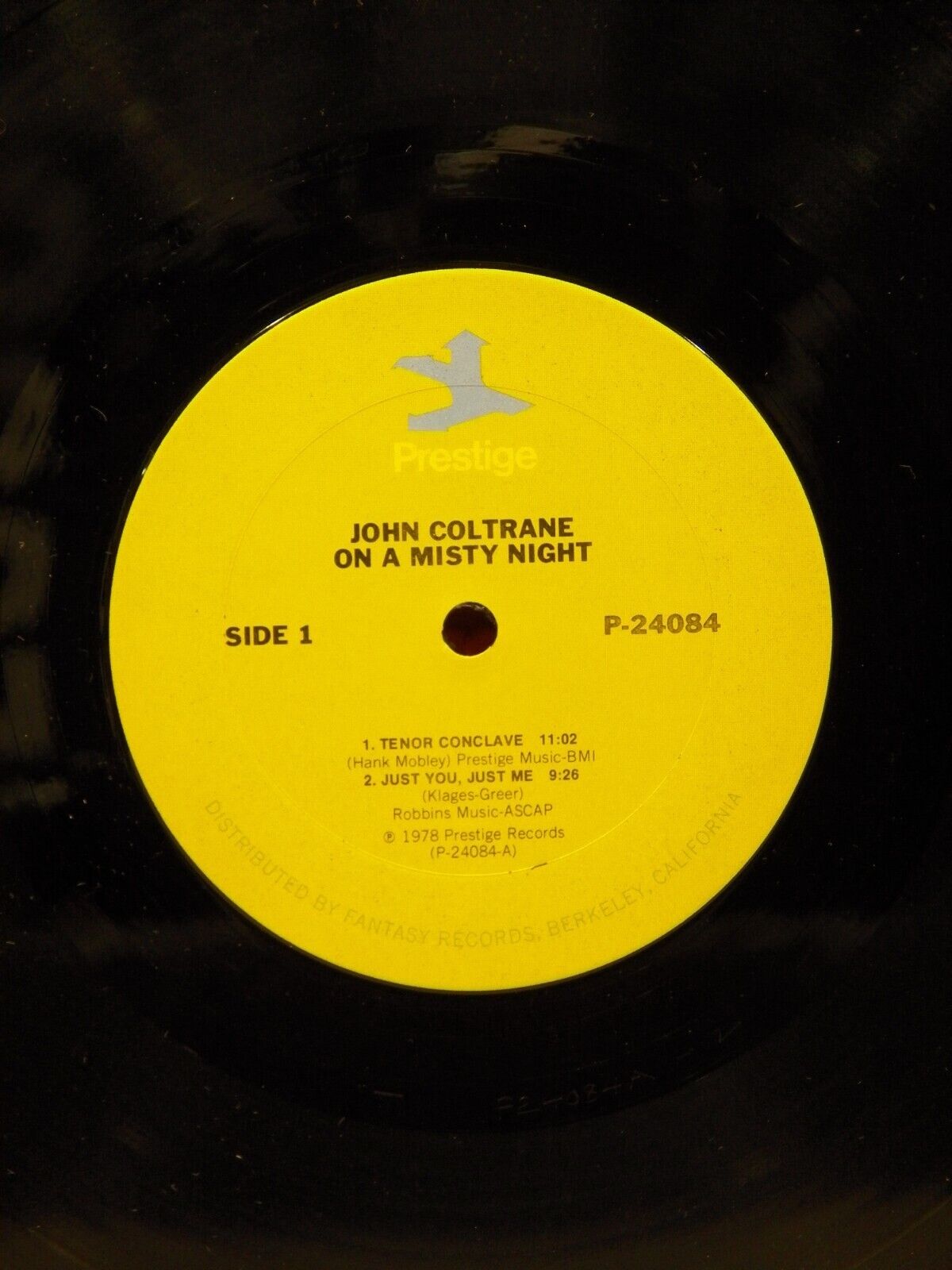 12" 2xLP VG++/EX John Coltrane On A Misty Night 1978 Prestige Remastered P-24084 12" 2xLP VG++/EX John Coltrane On A Misty Night 1978 Prestige Remastered P-24084
