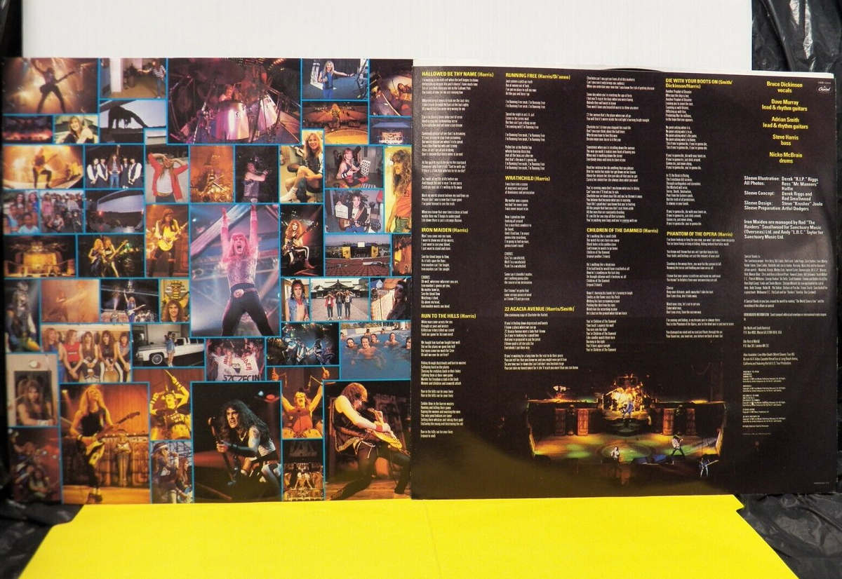 12" 2xLP EX Iron Maiden Live After Death 1985 Capitol Records SABB-12441 12" 2xLP EX Iron Maiden Live After Death 1985 Capitol Records SABB-12441