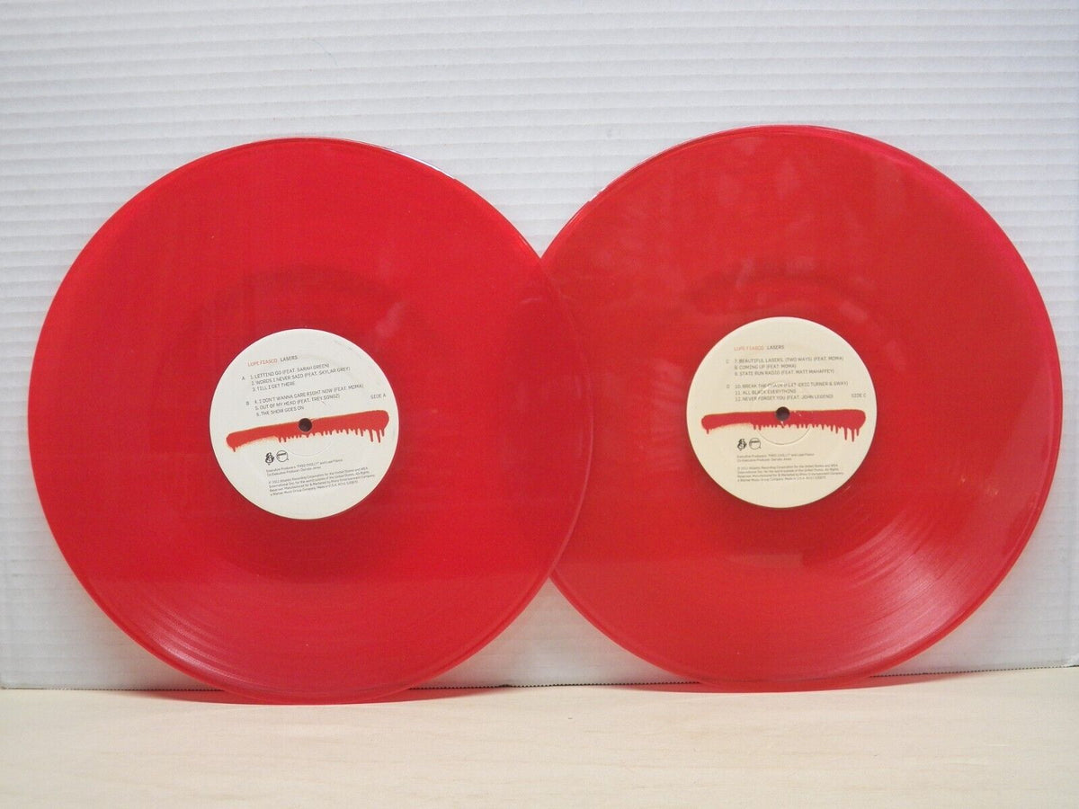 12" 2xLP EX Lupe Fiasco Lasers 2019 Atlantic Reissue Red Vinyl Parental Advisory 12" 2xLP EX Lupe Fiasco Lasers 2019 Atlantic Reissue Red Vinyl Parental Advisory