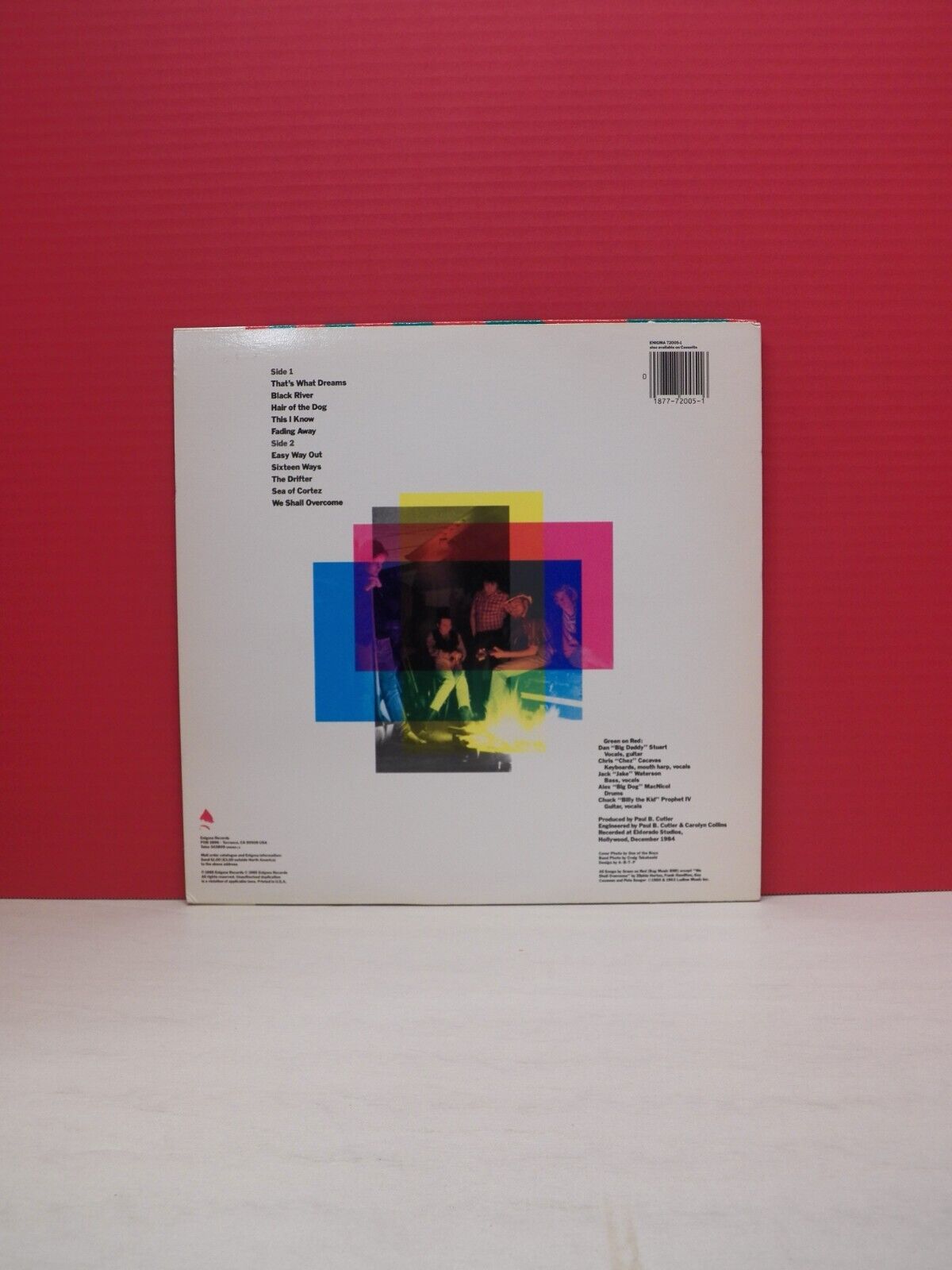 12" LP EX Green On Red Gas Food Lodging 1985 Enigma Green Vinyl 72005-1 12" LP EX Green On Red Gas Food Lodging 1985 Enigma Green Vinyl 72005-1