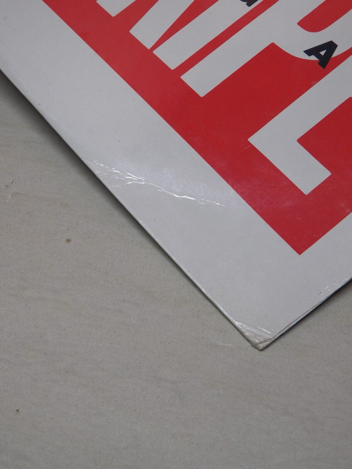 Sealed 12" Single Red Stripe Ambitious 1985 Sealed 12" Single Red Stripe Ambitious 1985