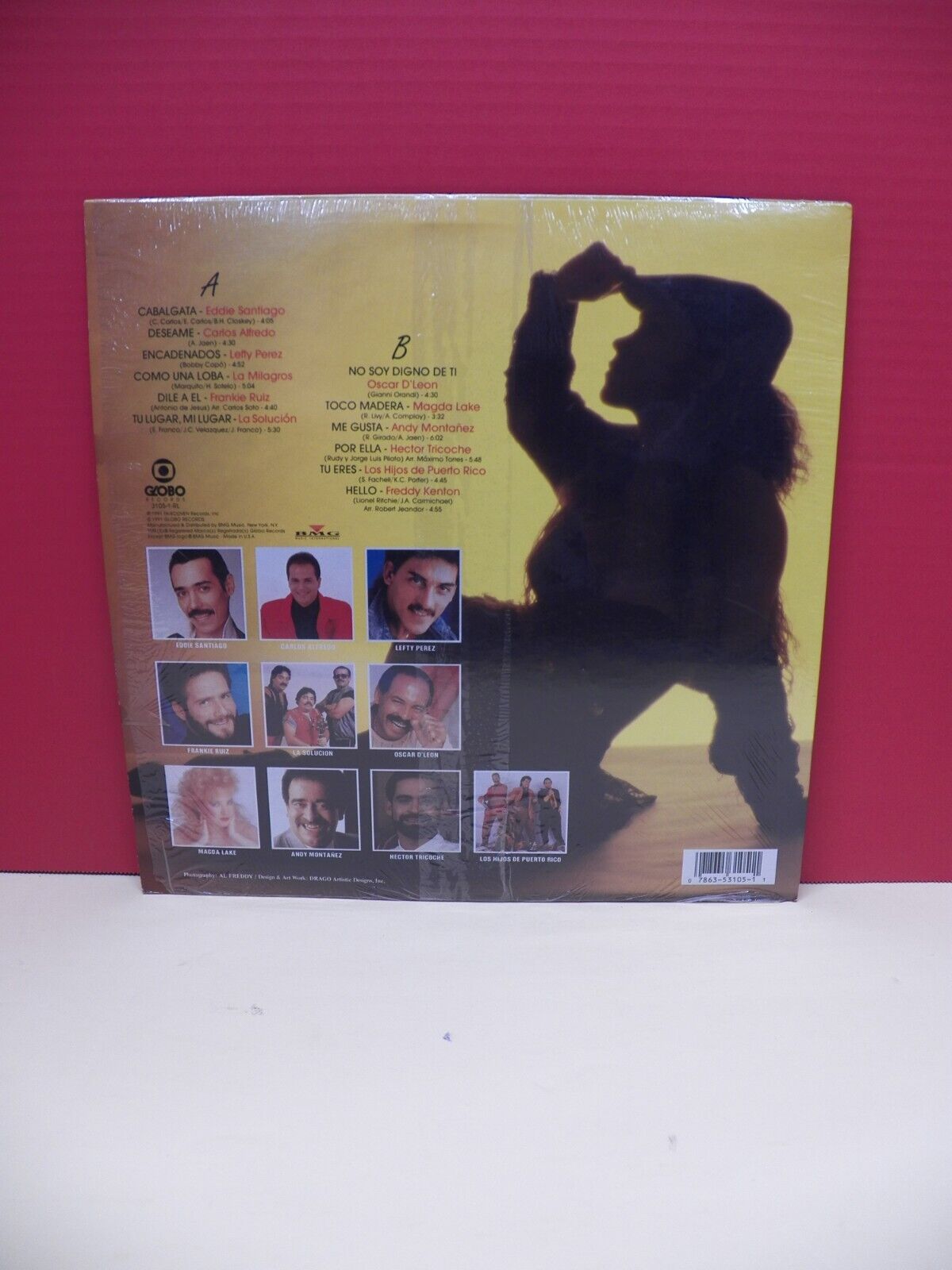 12" LP VG++/EX Baladas En Salsa Y Merengue 1991 Globo Records 3105-1-RL 12" LP VG++/EX Baladas En Salsa Y Merengue 1991 Globo Records 3105-1-RL