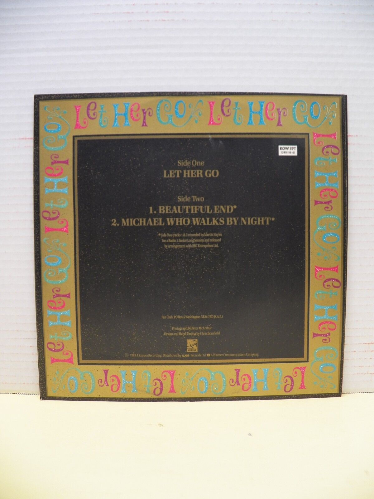 12" Single VG++/EX Strawberry Switchblade Let Her Go 1985 Korova UK Import 12" Single VG++/EX Strawberry Switchblade Let Her Go 1985 Korova UK Import
