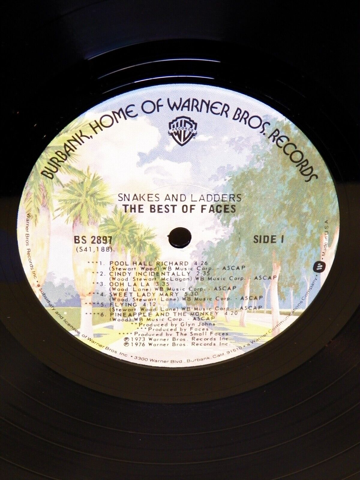 12" LP VG++/EX Faces Snakes And Ladders/The Best Of Faces 1976 Warner Bros. 12" LP VG++/EX Faces Snakes And Ladders/The Best Of Faces 1976 Warner Bros.