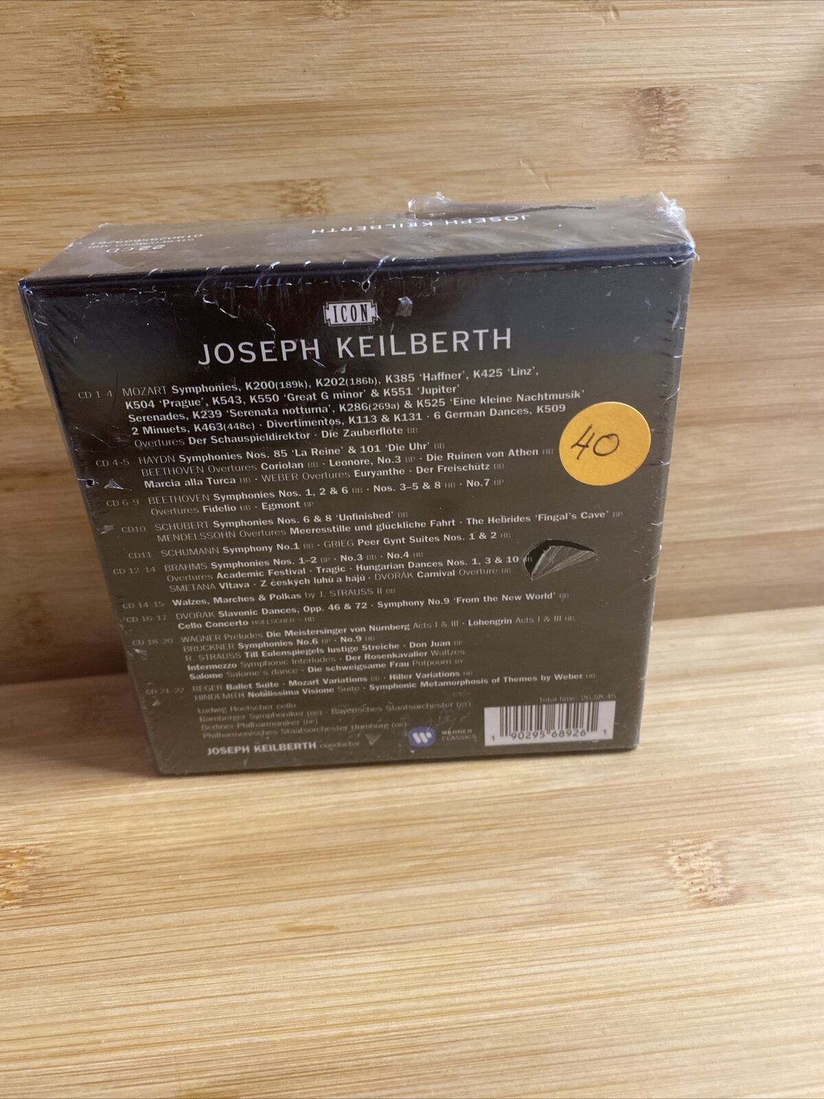 Sealed CD Box Set Keilberth Icon 50th Anniversary Of Death Joseph Keilberth Sealed CD Box Set Keilberth Icon 50th Anniversary Of Death Joseph Keilberth