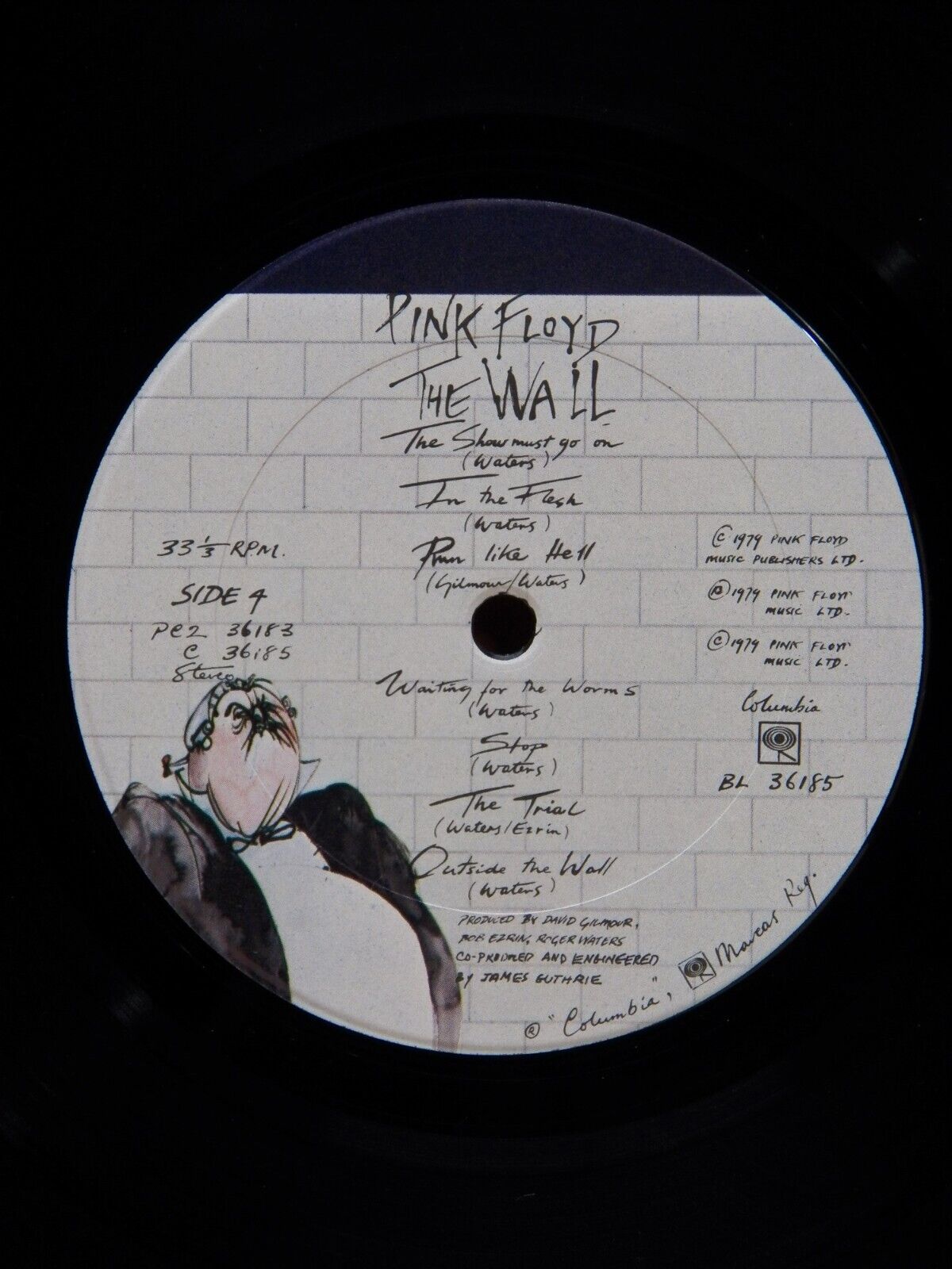12" 2xLP EX Pink Floyd The Wall 1979 Columbia PE2 36183 12" 2xLP EX Pink Floyd The Wall 1979 Columbia PE2 36183
