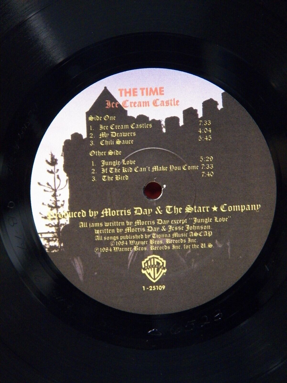12" LP VG++/EX The Time Ice Cream Castle 1984 Warner Bros. 9 25109-1 12" LP VG++/EX The Time Ice Cream Castle 1984 Warner Bros. 9 25109-1