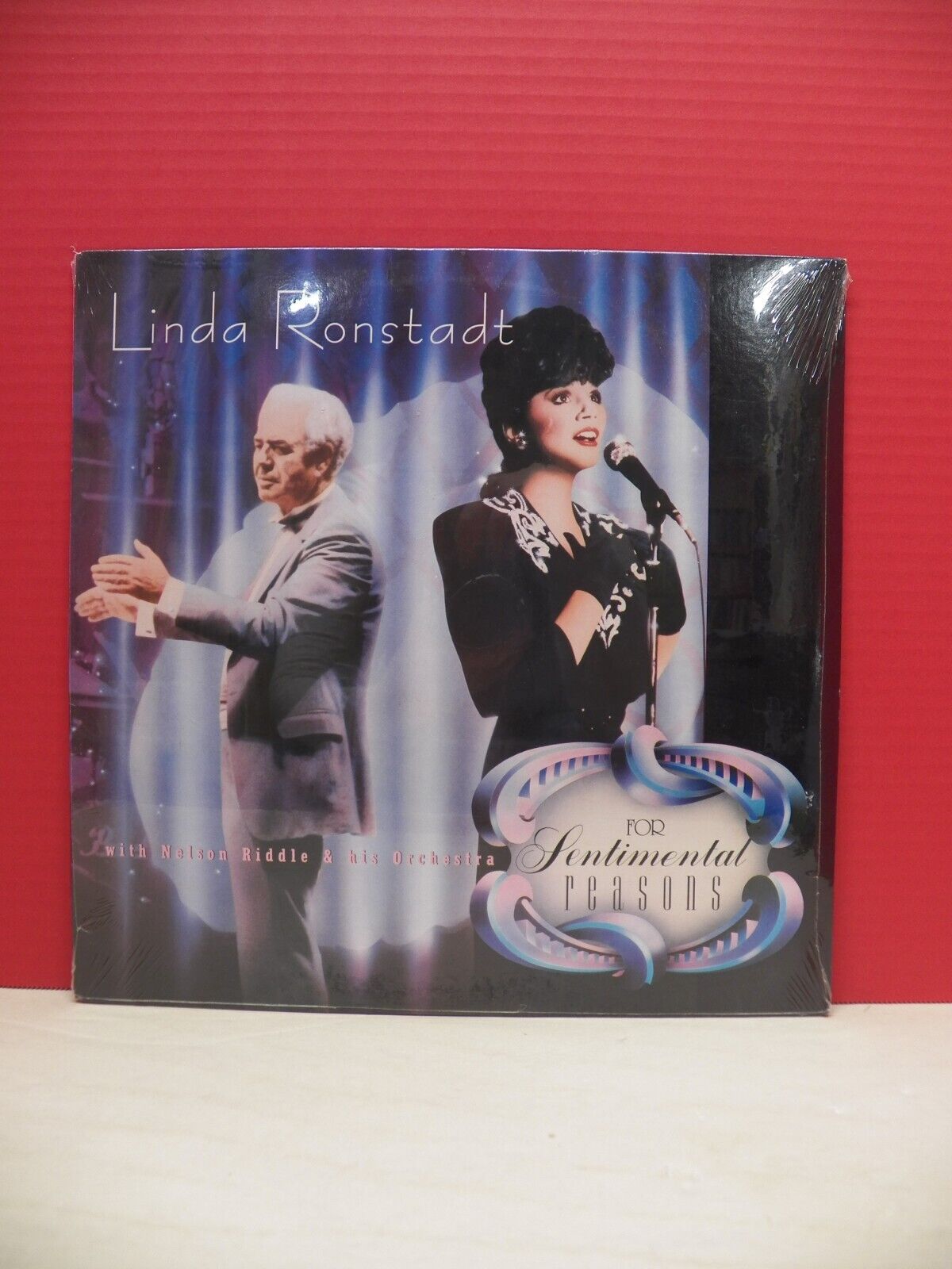Sealed 12" LP Linda Ronstadt/Nelson Riddle For Sentimental Reasons 1986 Asylum Sealed 12" LP Linda Ronstadt/Nelson Riddle For Sentimental Reasons 1986 Asylum