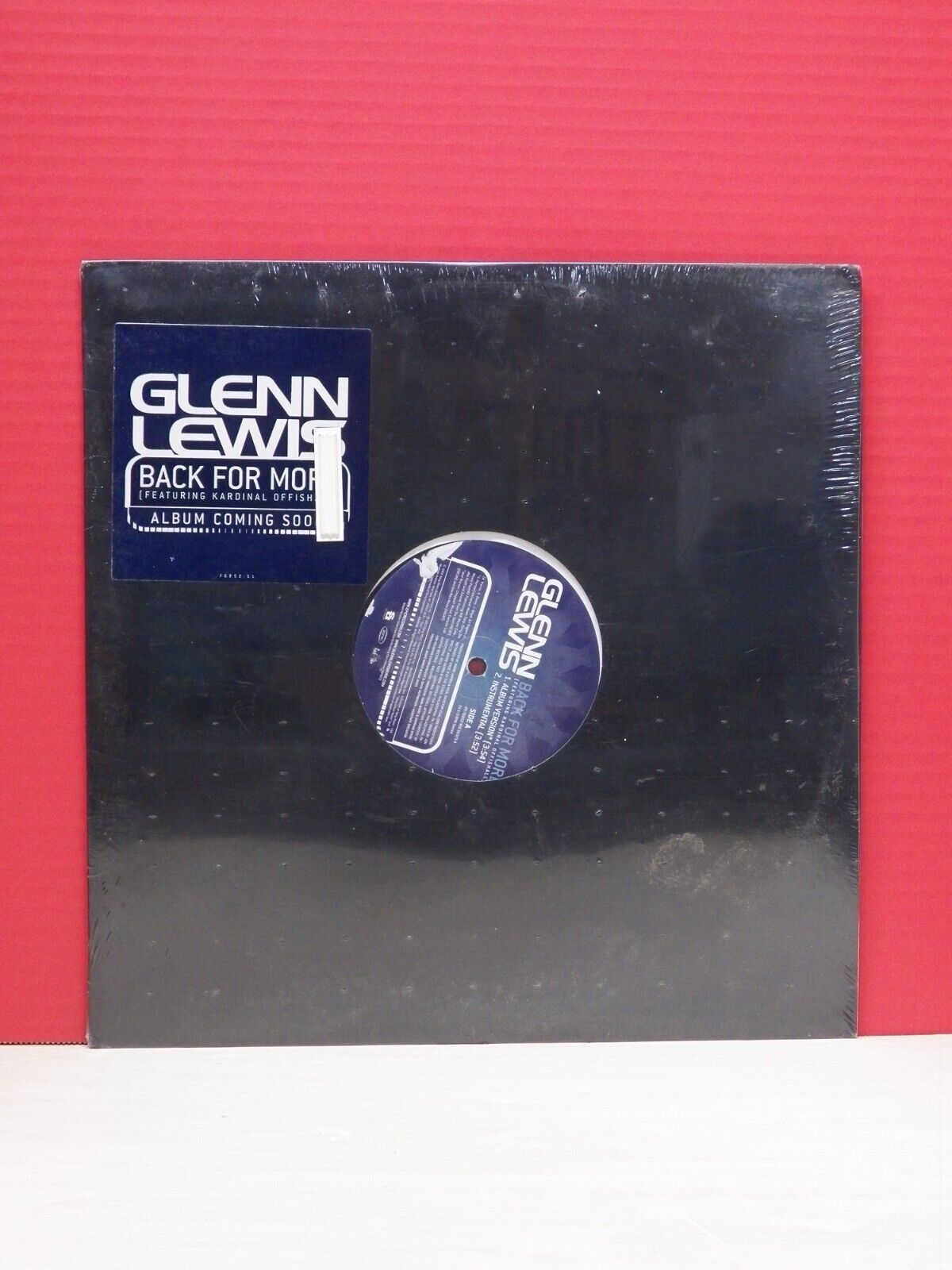 Sealed 12" Single Glenn Lewis Back For More 2003 Epic 49 76852 Sealed 12" Single Glenn Lewis Back For More 2003 Epic 49 76852
