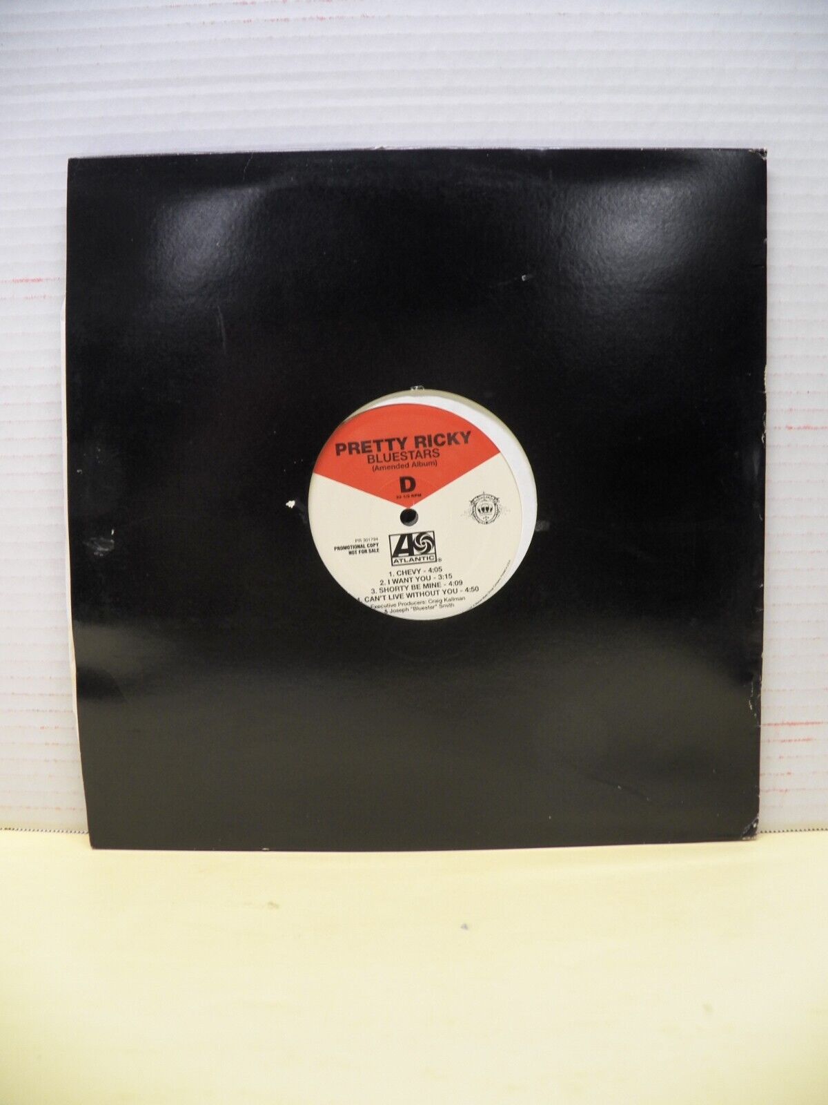 12" 2xLP VG++/EX Pretty Ricky Bluestars 2005 Atlantic Promo Clean Version 12" 2xLP VG++/EX Pretty Ricky Bluestars 2005 Atlantic Promo Clean Version