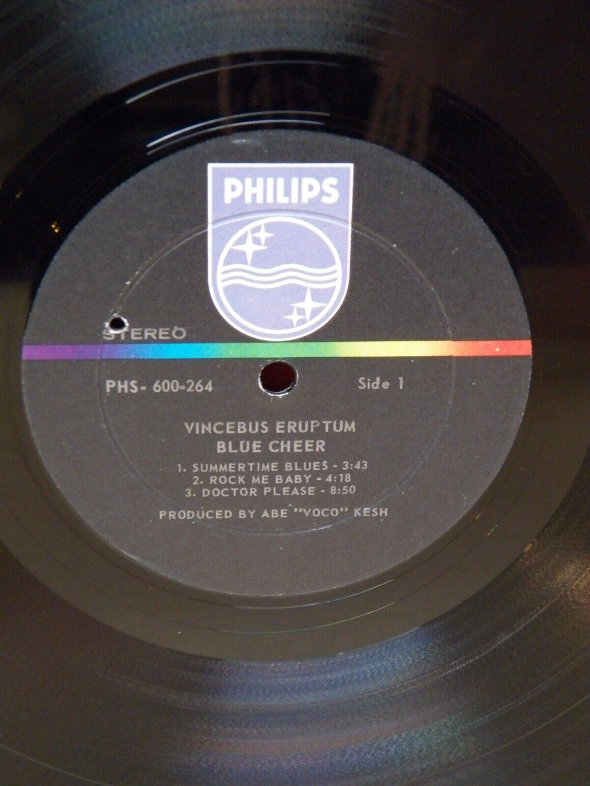 12" LP EX Blue Cheer Vincebus Eruptum 1968 Philips Stereo Reissue PHS 600-264 12" LP EX Blue Cheer Vincebus Eruptum 1968 Philips Stereo Reissue PHS 600-264