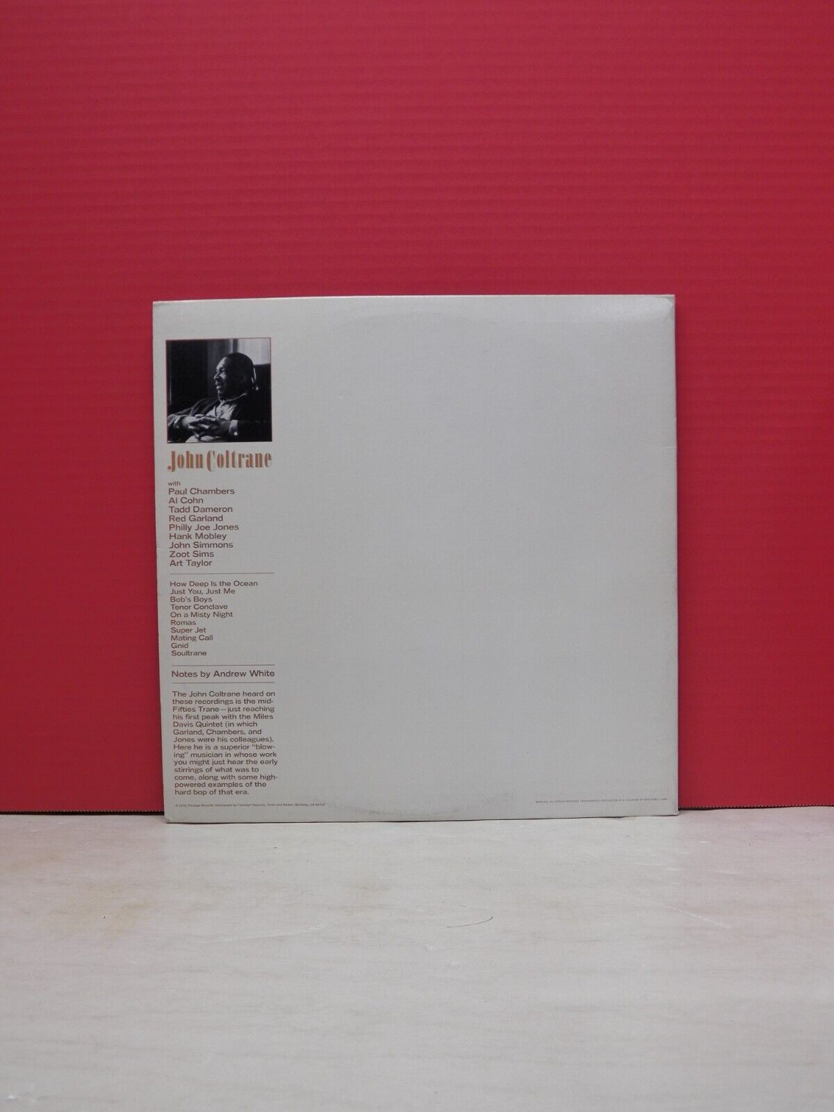 12" 2xLP VG++/EX John Coltrane On A Misty Night 1978 Prestige Remastered P-24084 12" 2xLP VG++/EX John Coltrane On A Misty Night 1978 Prestige Remastered P-24084