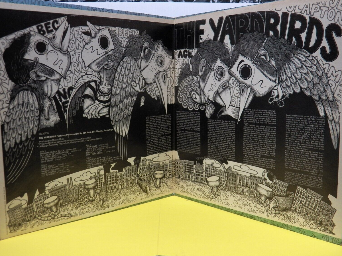 12" 2xLP VG++ The Yardbirds Feat. Performances By Beck, Clapton, Page 1970 Epic 12" 2xLP VG++ The Yardbirds Feat. Performances By Beck, Clapton, Page 1970 Epic
