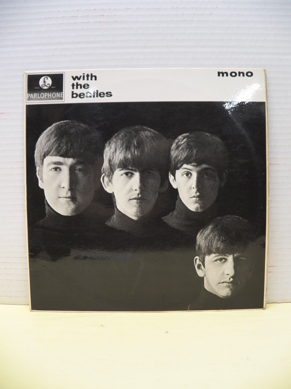 12" LP VG+ The Beatles With The Beatles 1963 Mono UK Import Dominion KT G&L Cove 12" LP VG+ The Beatles With The Beatles 1963 Mono UK Import Dominion KT G&L Cove
