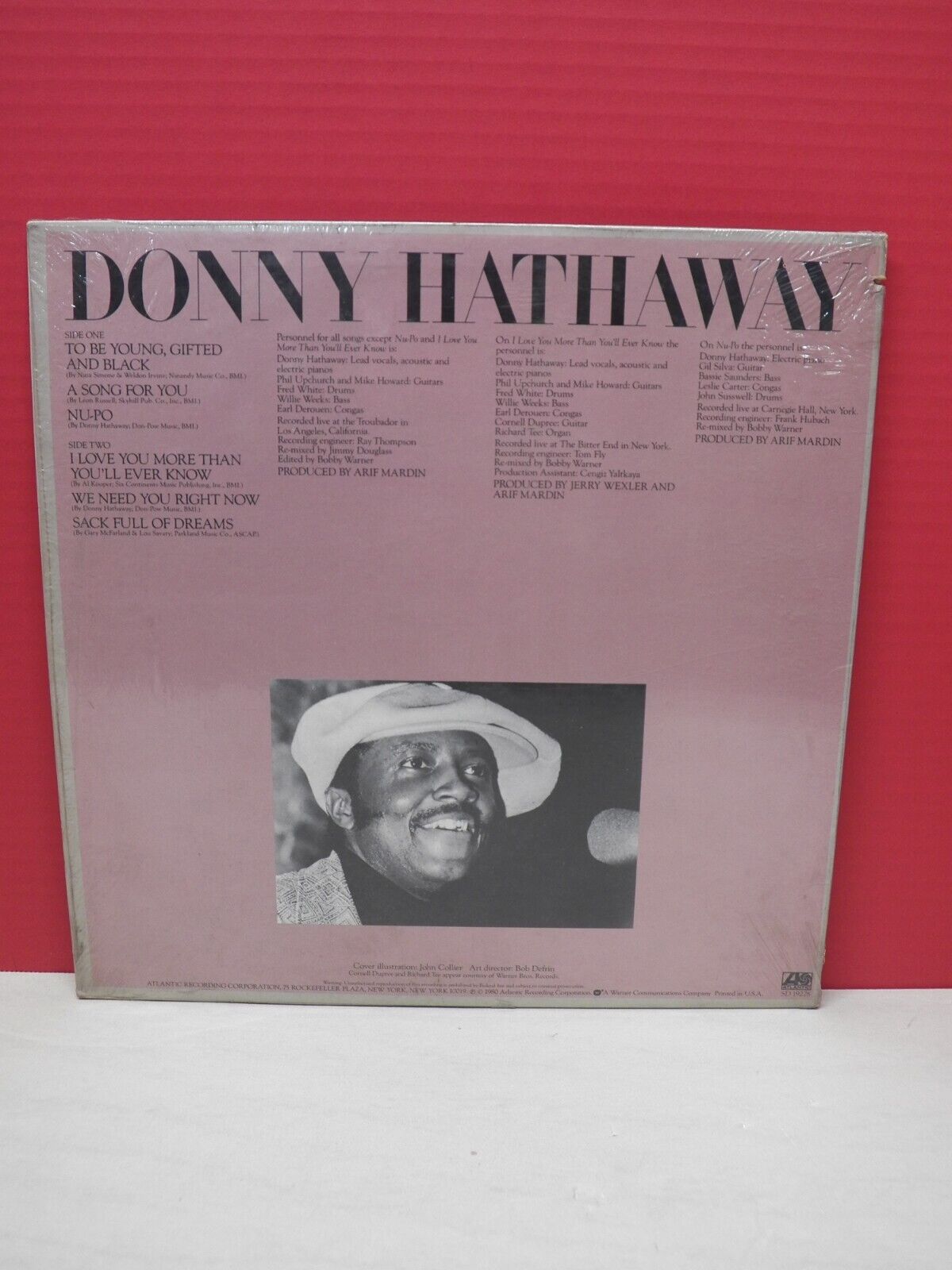 12" LP EX Donny Hathaway In Performance 1980 Atlantic SD 19278 12" LP EX Donny Hathaway In Performance 1980 Atlantic SD 19278