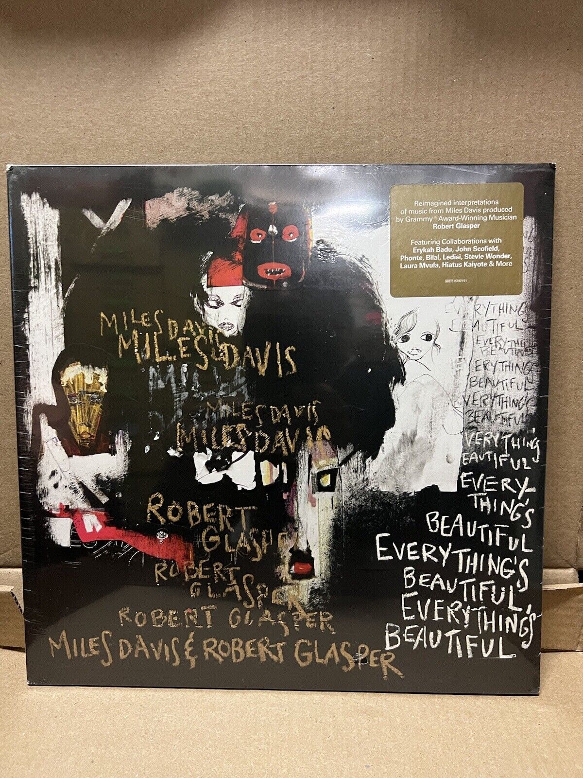 Rare Sealed Vinyl LP Miles Davis & Robert Glasper Everything's Beautiful 2016 Rare Sealed Vinyl LP Miles Davis & Robert Glasper Everything's Beautiful 2016