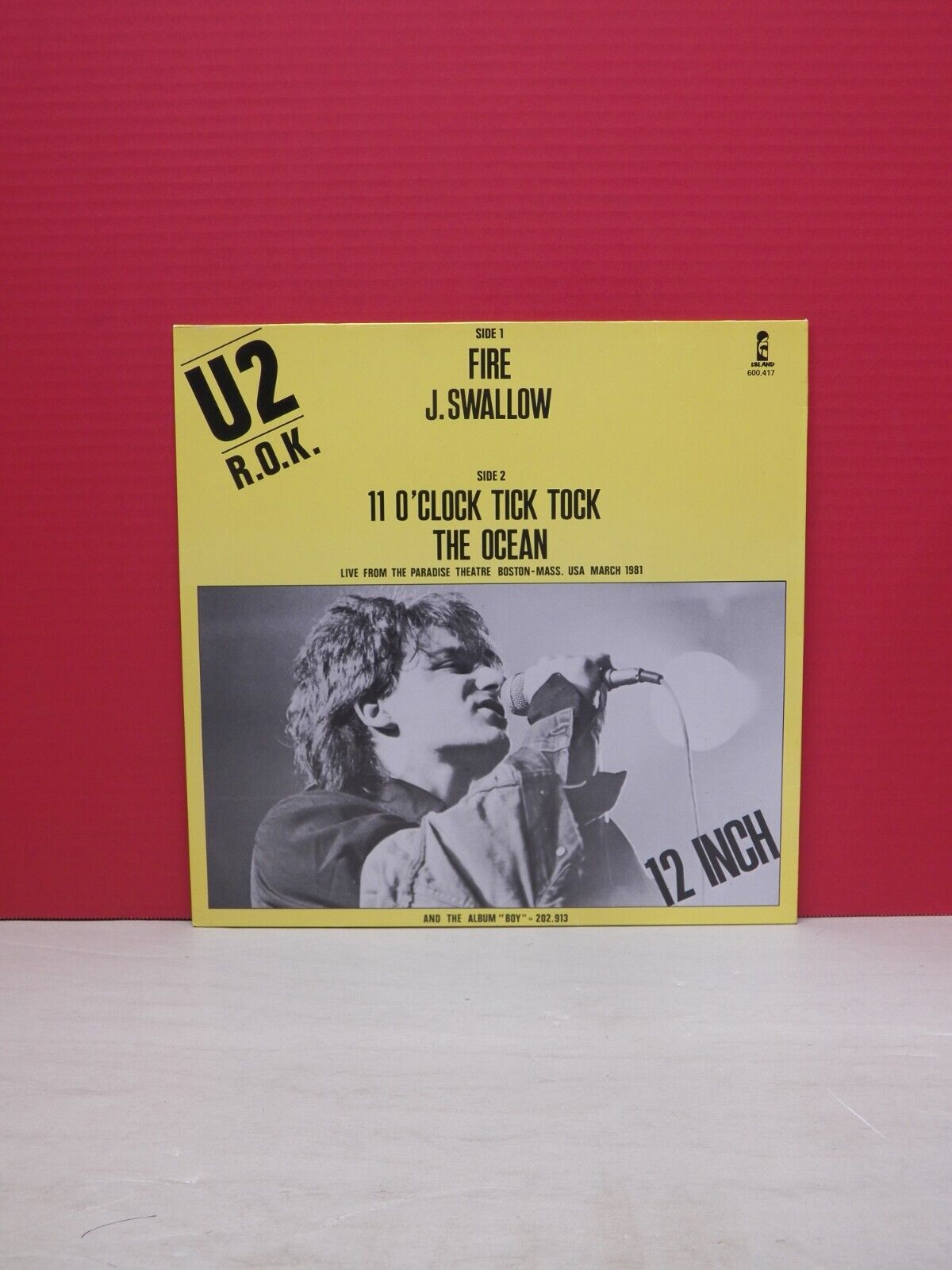 12" EP VG++/EX U2 R.O.K. 1985 Island Records European Import 600.417 12" EP VG++/EX U2 R.O.K. 1985 Island Records European Import 600.417