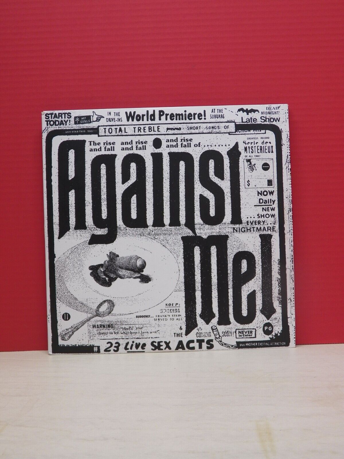 12" 3xLP NM Against Me! 23 Live Sex Acts 2015 Total Treble Black Vinyl TTM007LP 12" 3xLP NM Against Me! 23 Live Sex Acts 2015 Total Treble Black Vinyl TTM007LP