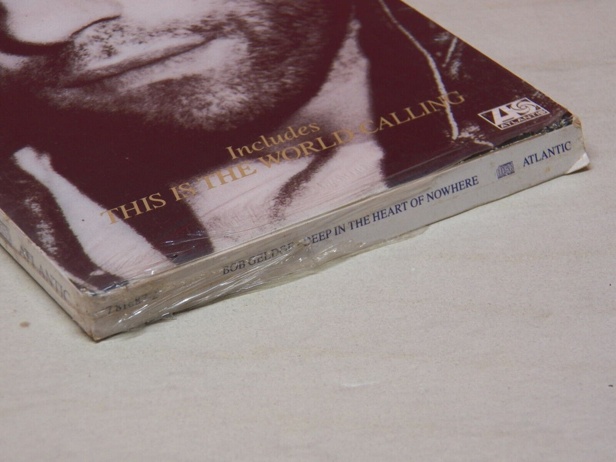 Sealed CD Longbox Bob Geldof Deep In The Heart Of Nowhere 1986 Atlantic 81687-2 Sealed CD Longbox Bob Geldof Deep In The Heart Of Nowhere 1986 Atlantic 81687-2