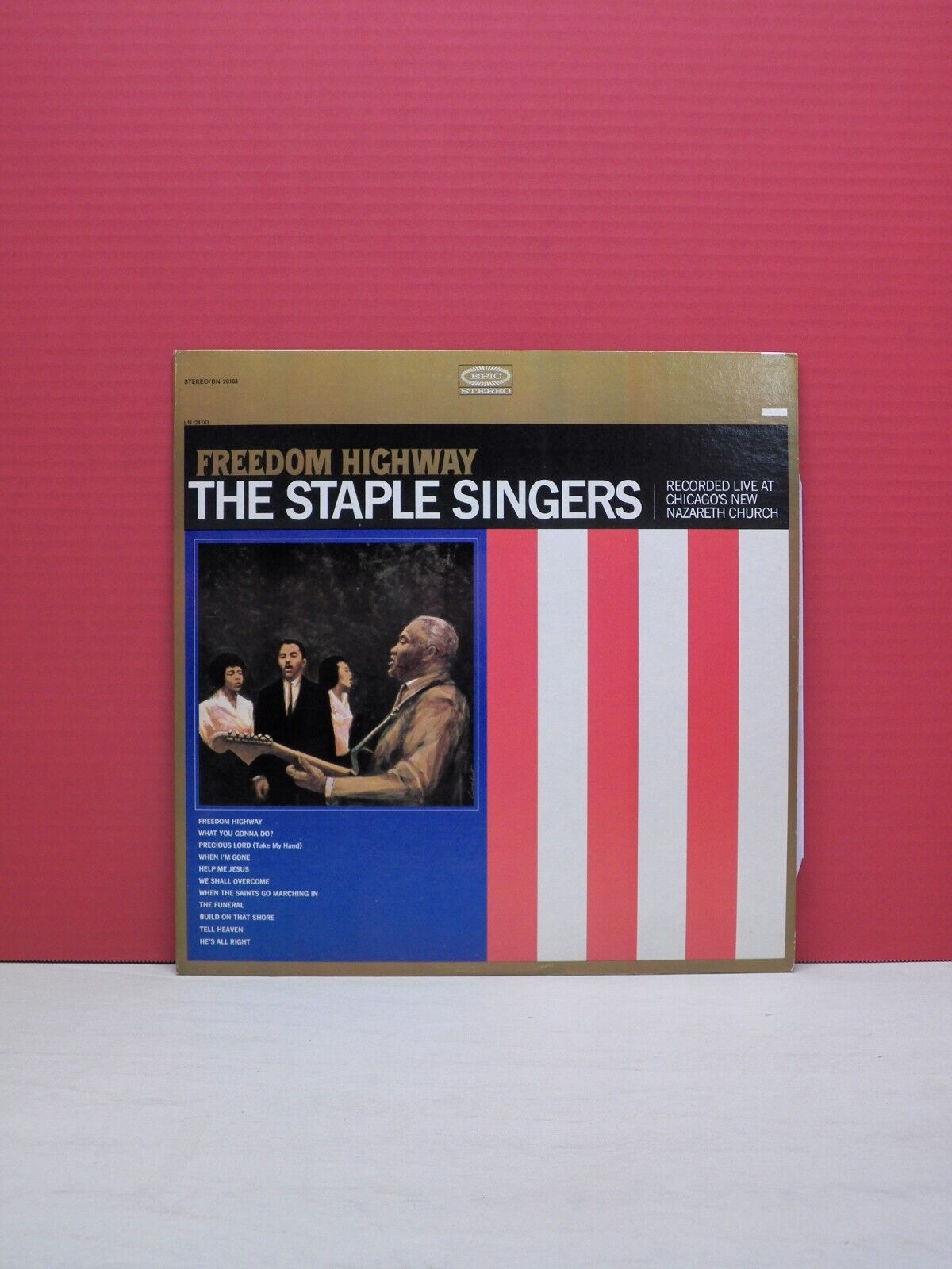 12" LP VG++/EX The Staple Singers Freedom Highway 1965 Epic Stereo BN 26163 12" LP VG++/EX The Staple Singers Freedom Highway 1965 Epic Stereo BN 26163