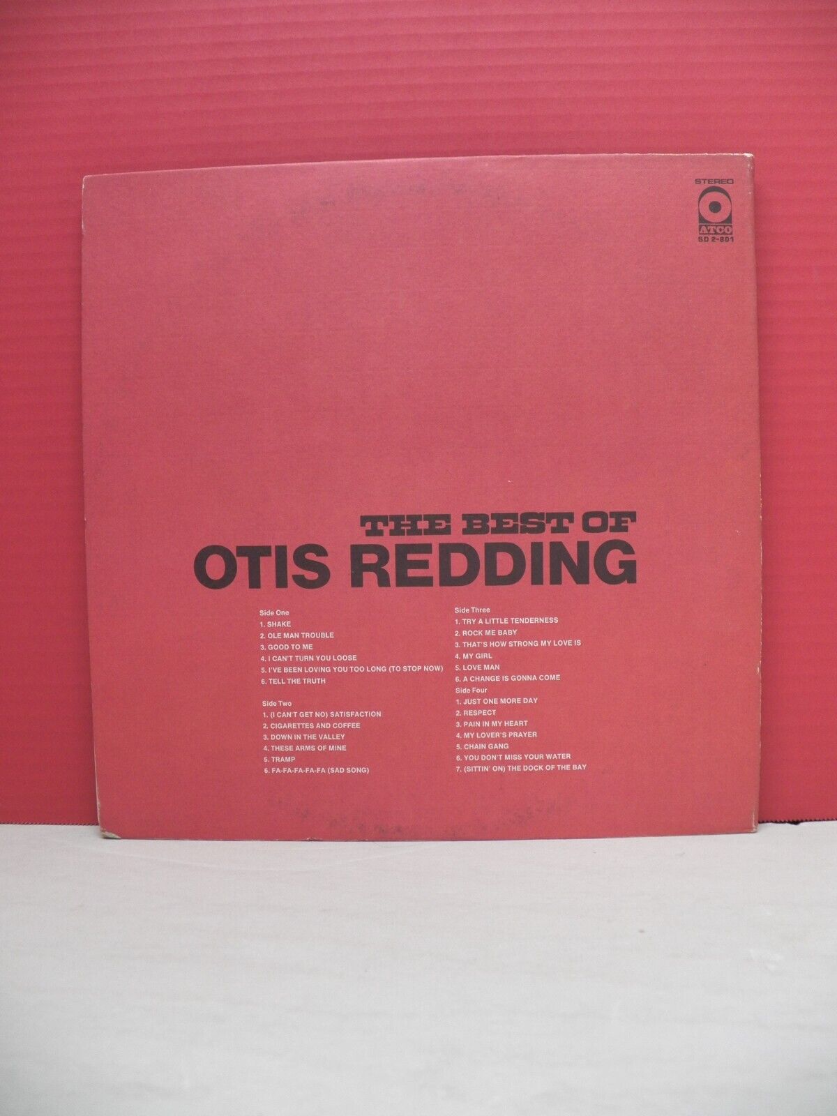 12" 2xLP EX Otis Redding The Best Of Otis Redding 1972 ATCO Stereo SD 2-801 12" 2xLP EX Otis Redding The Best Of Otis Redding 1972 ATCO Stereo SD 2-801