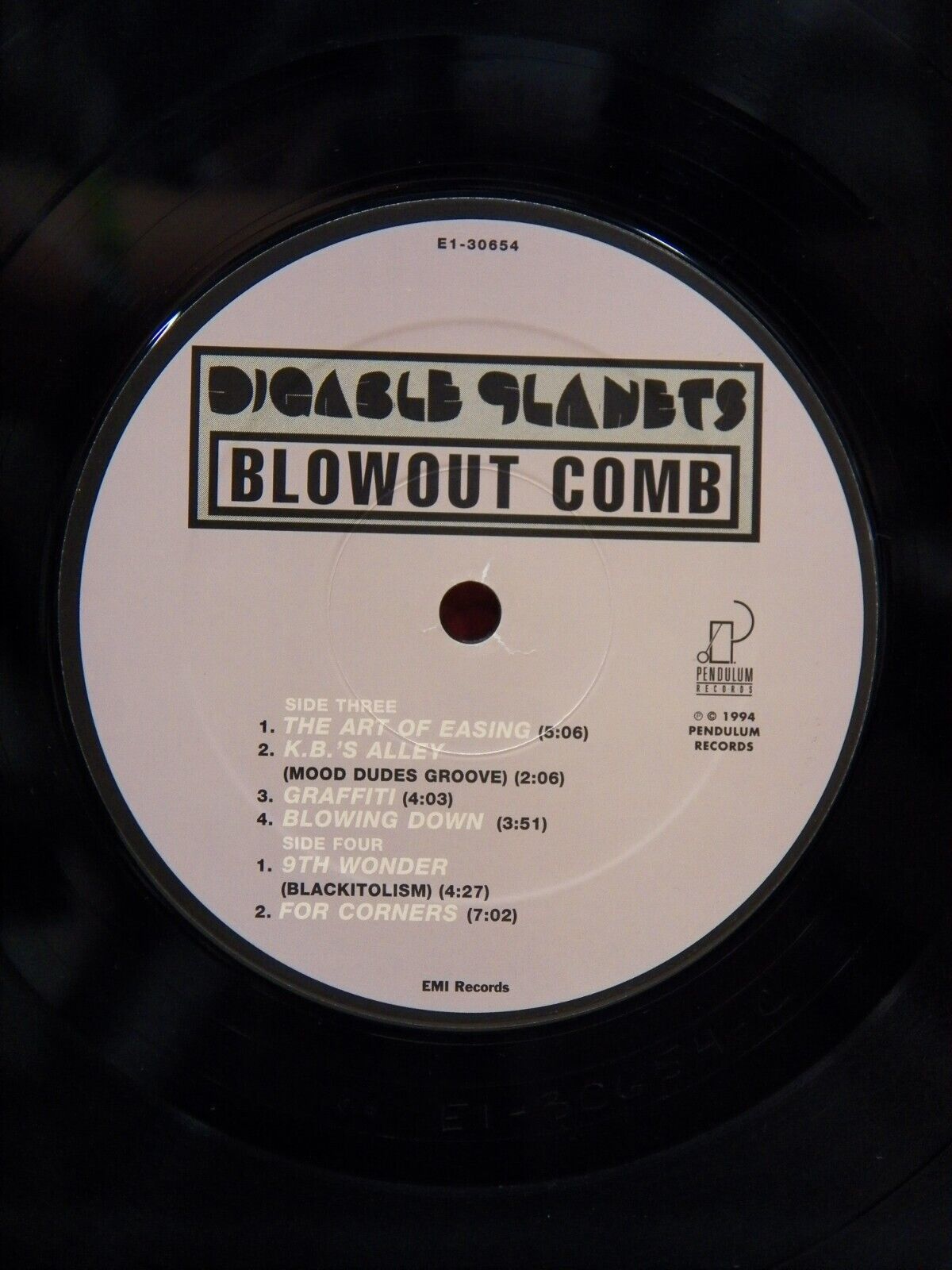 12" 2xLP VG+ Digable Planets Blowout Comb 1994 Pendulum Records E1-30654 12" 2xLP VG+ Digable Planets Blowout Comb 1994 Pendulum Records E1-30654