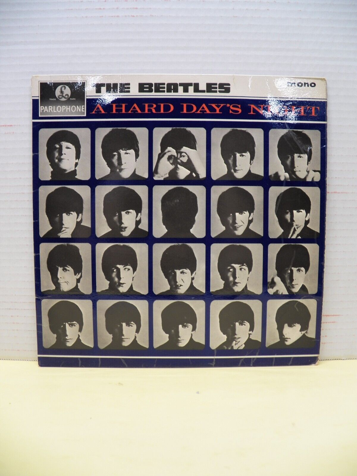 12" LP EX The Beatles A Hard Day's Night 1964 Mono UK Garrod & Lofthouse Cover 12" LP EX The Beatles A Hard Day's Night 1964 Mono UK Garrod & Lofthouse Cover
