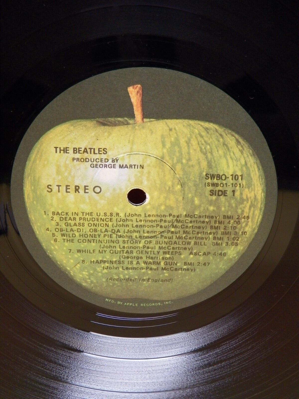 12" 2xLP EX The Beatles The Beatles (White Album) 1971 Apple Reissue Numbered 12" 2xLP EX The Beatles The Beatles (White Album) 1971 Apple Reissue Numbered