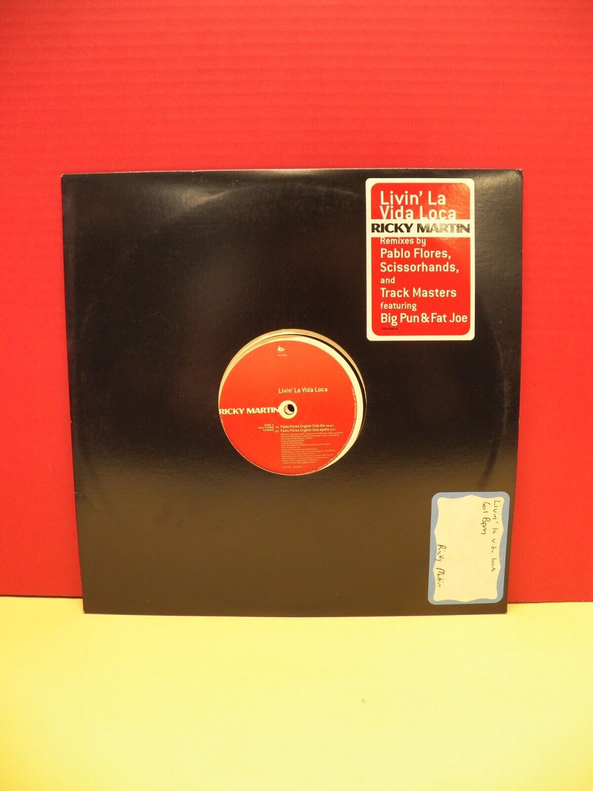 2x12" Single EX Ricky Martin Livin' La Vida Loca 1999 C2 Records Promo 2x12" Single EX Ricky Martin Livin' La Vida Loca 1999 C2 Records Promo