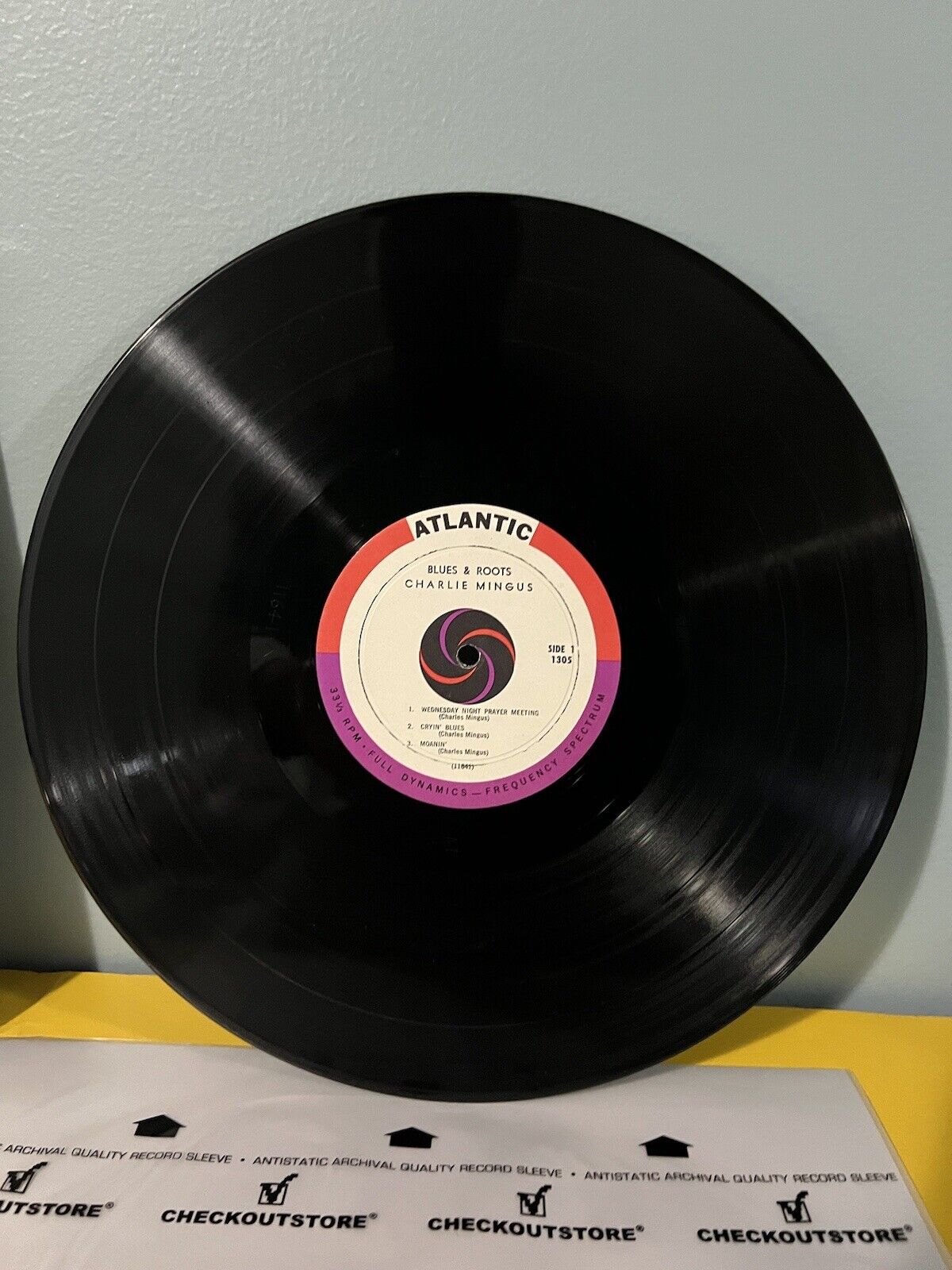 VG ++ LP Vinyl Record Charlie Mingus Blues and Roots Atlantic 1305 Mono 1960 VG ++ LP Vinyl Record Charlie Mingus Blues and Roots Atlantic 1305 Mono 1960