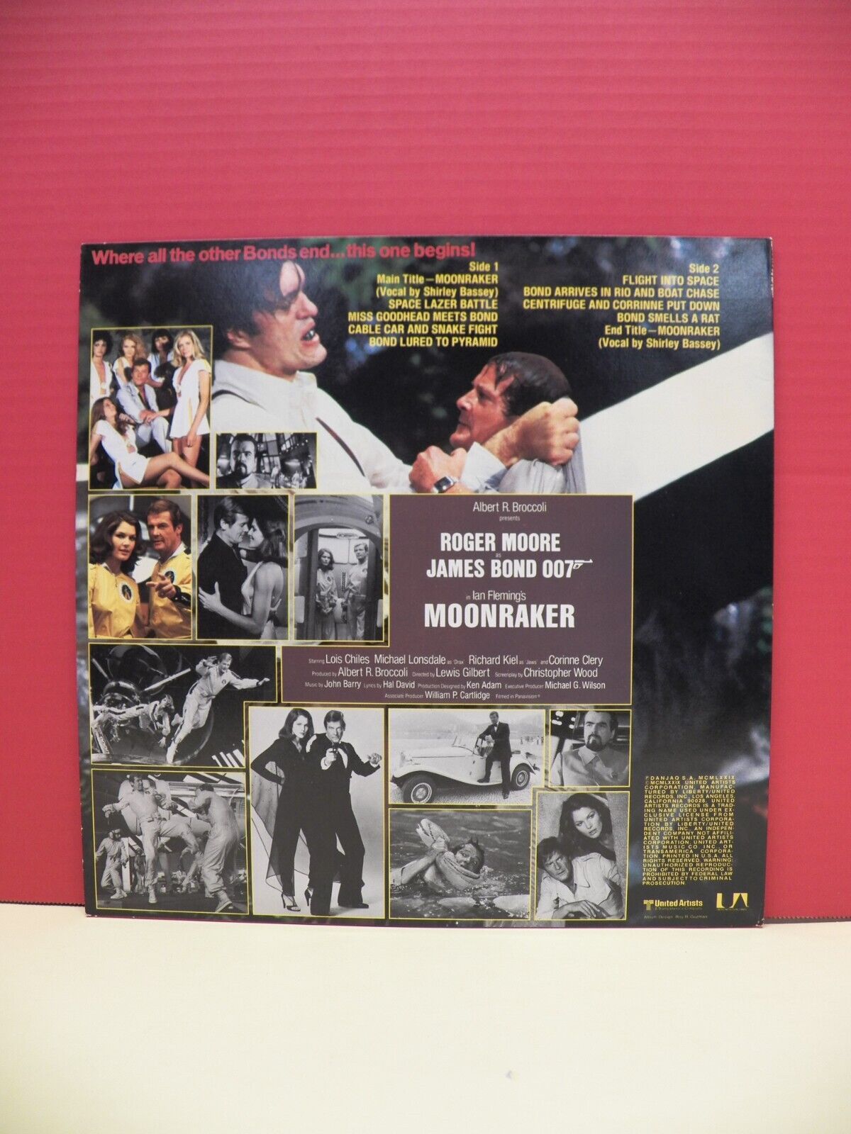 12" LP EX John Barry Moonraker (Motion Picture Soundtrack) 1979 United Artists 12" LP EX John Barry Moonraker (Motion Picture Soundtrack) 1979 United Artists