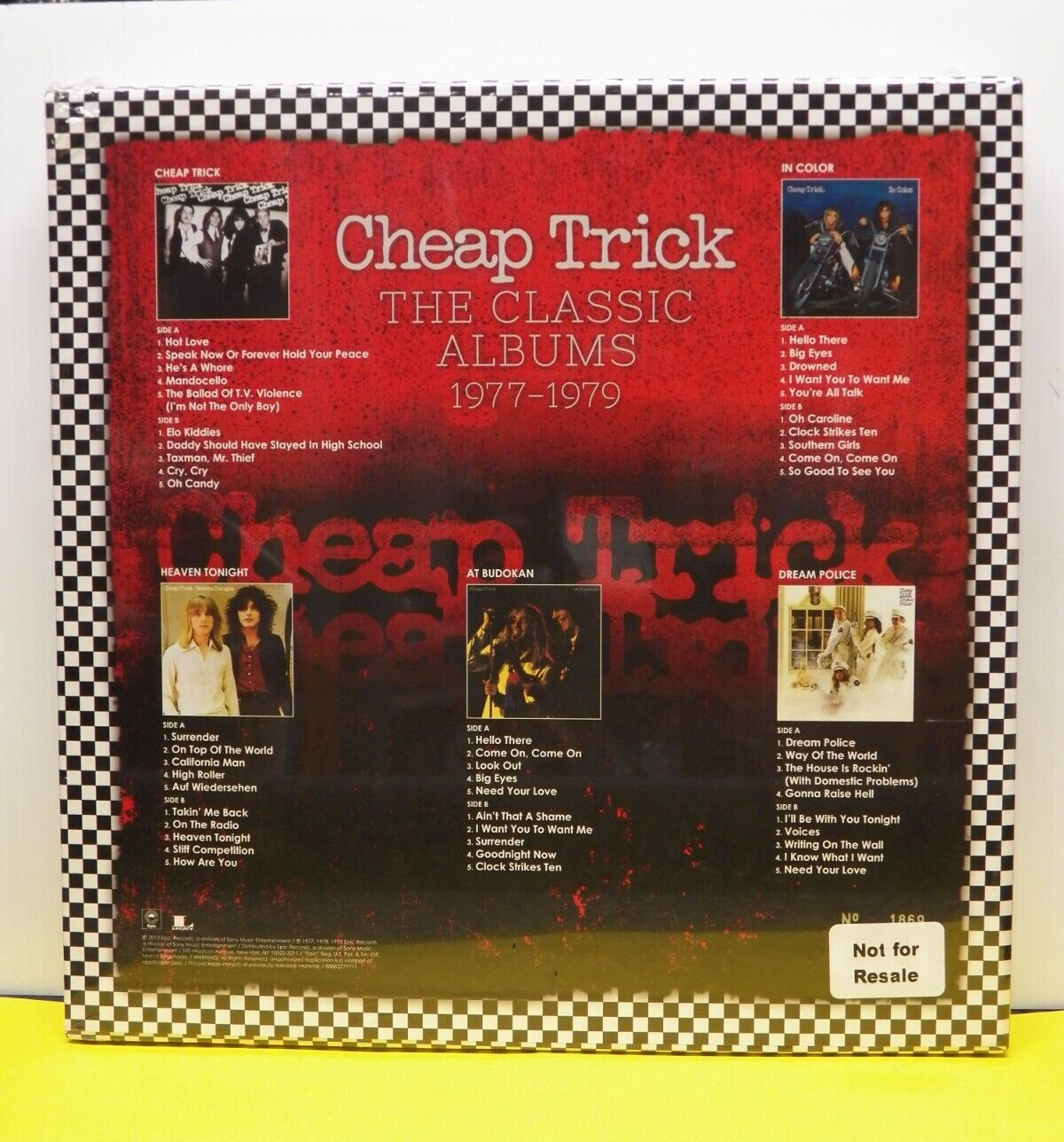 5xLP Box Set Cheap Trick The Classic Albums 1977-1979 2013 Epic RSD Ltd Ed No'd 5xLP Box Set Cheap Trick The Classic Albums 1977-1979 2013 Epic RSD Ltd Ed No'd
